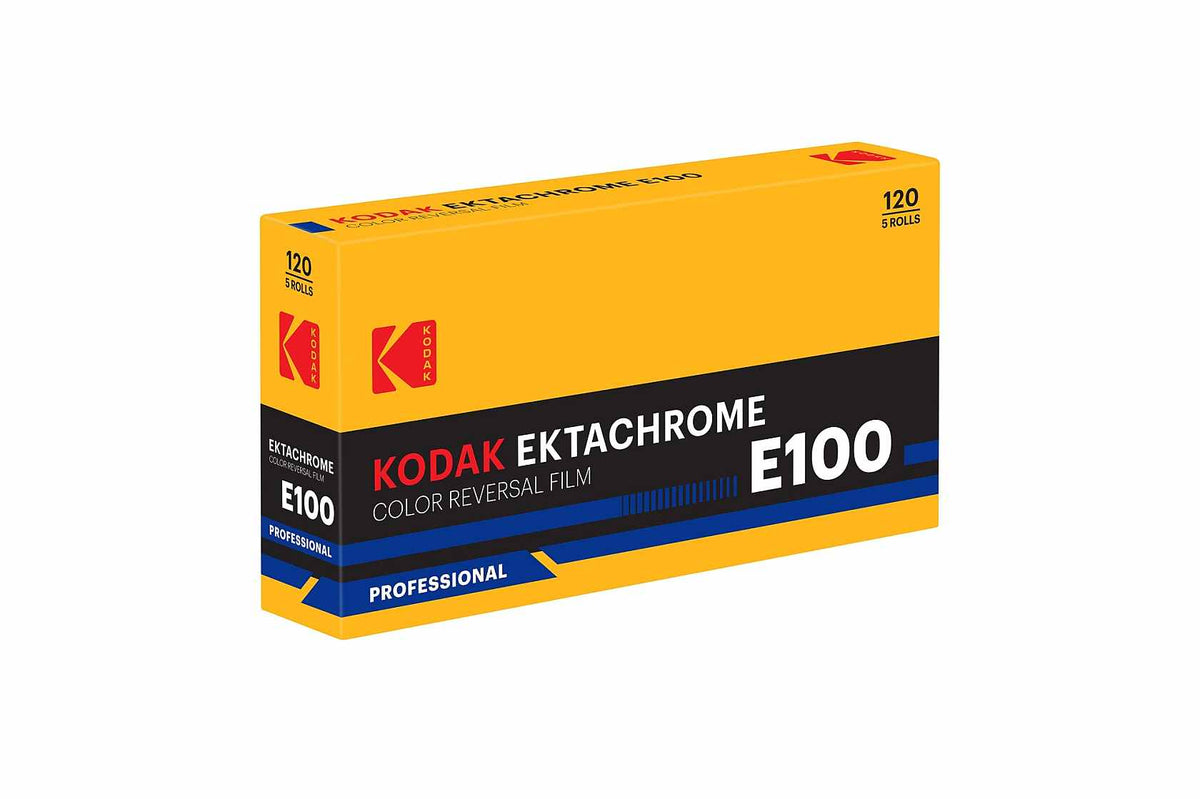 Eastman Kodak Professional Ektachrome E100 Color Transparency Film (120 Roll Film, 5-Pack)