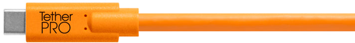 Tether Tools TetherPro USB Type-C Male  to 5-Pin Micro-USB 2.0 Type-B Male Cable (15', Orange) CUC2515-ORG