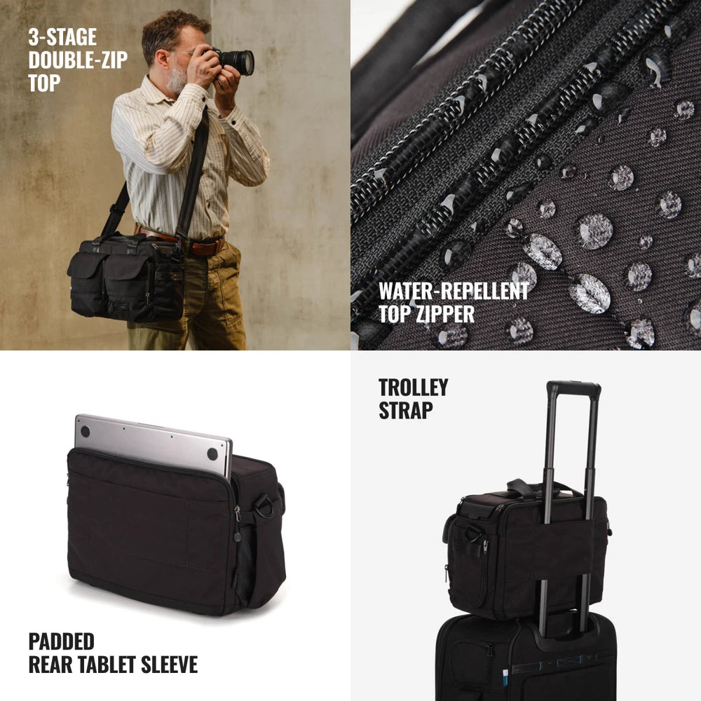 Tenba DNA v2 Shoulder Bag 14 - Black, gallery image 4
