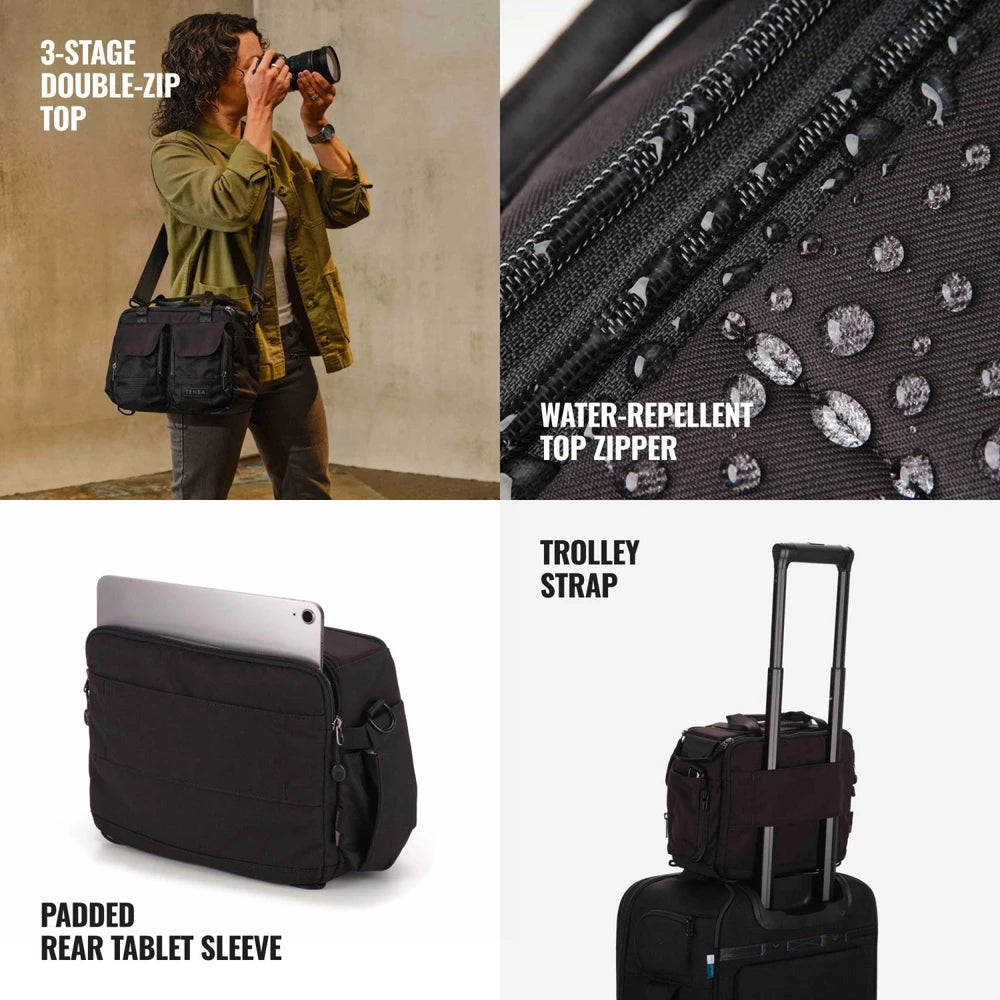 Tenba DNA v2 Shoulder Bag 10 - Black, gallery view 4