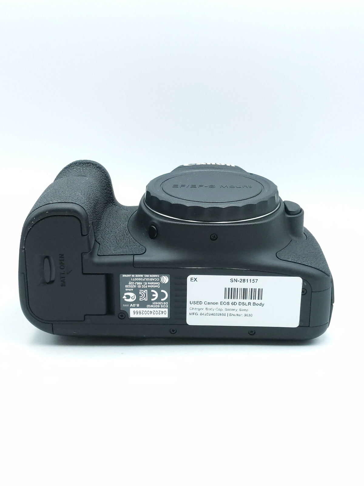 USED Canon EOS 6D DSLR Body