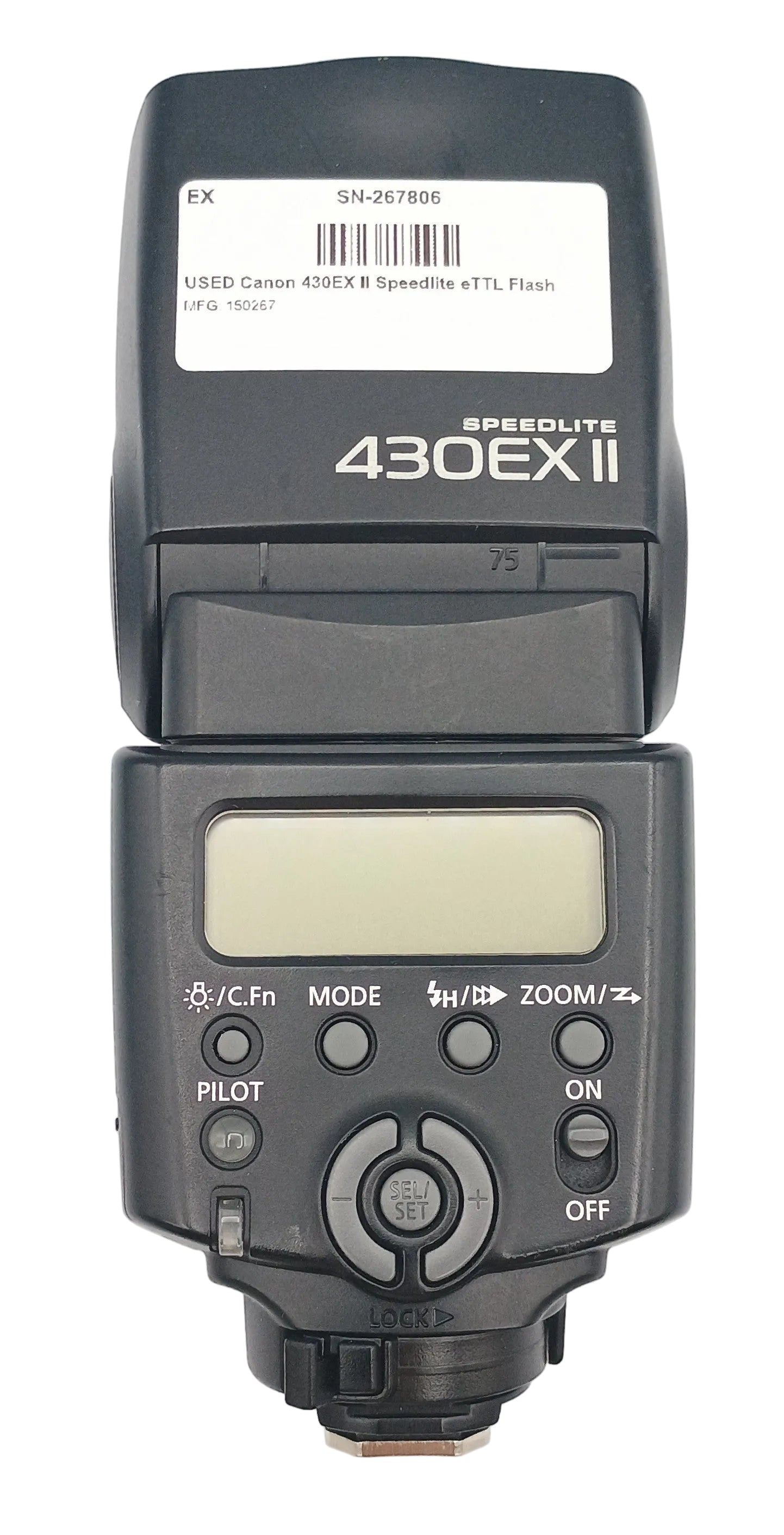 USED Canon 430EX II Speedlite eTTL Flash