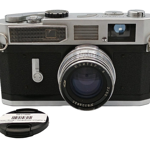 Used Canon Model 7 Rangefinder w/Jupiter 50 f2