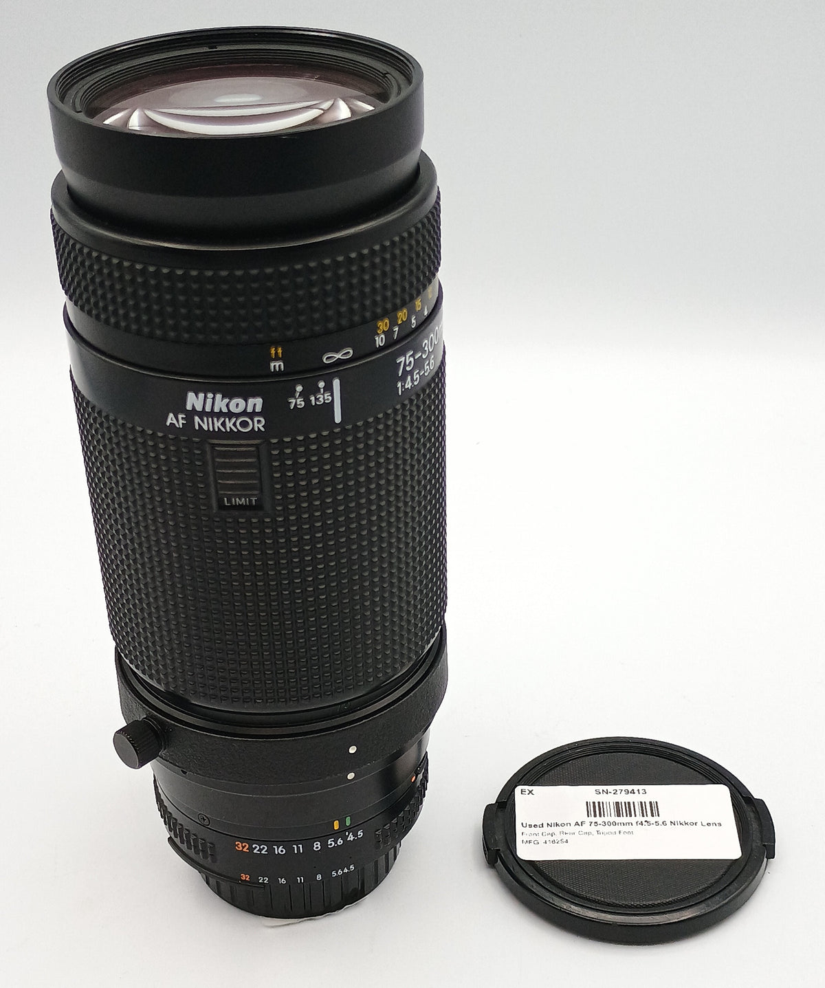 Used Nikon AF 75-300mm f4.5-5.6 Nikkor Lens