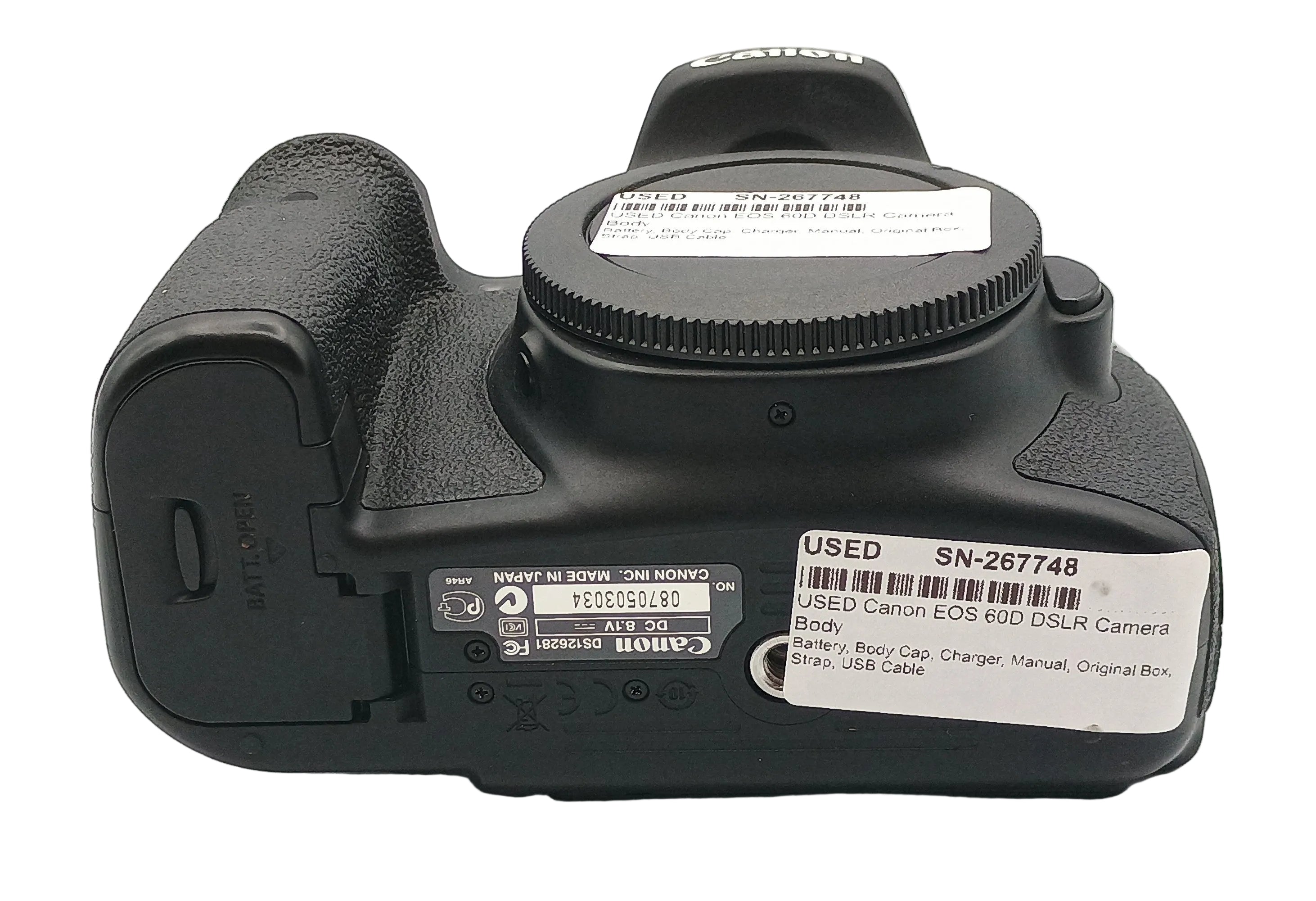 USED Canon EOS 60D DSLR Camera Body