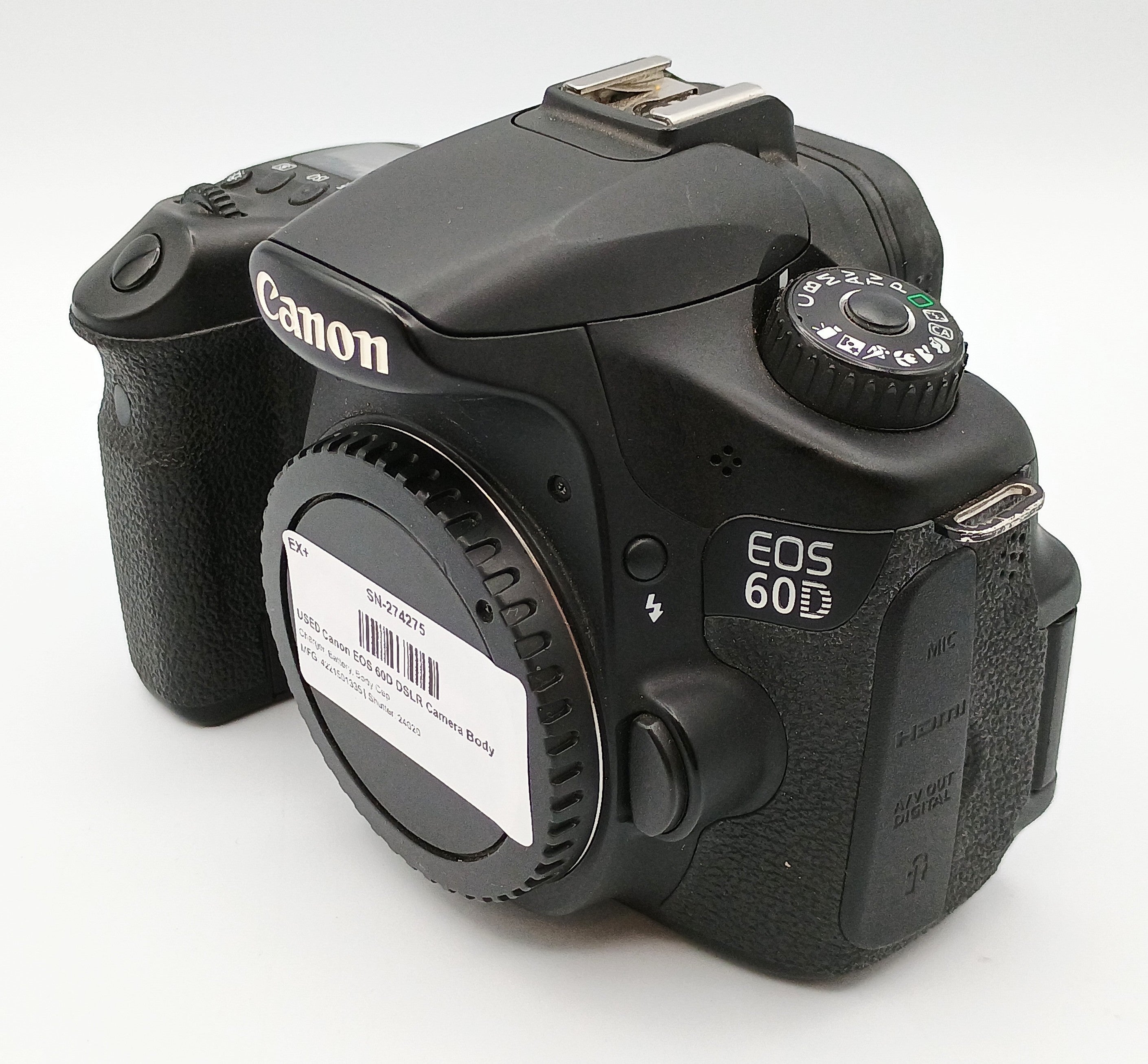 USED Canon EOS 60D DSLR Camera Body