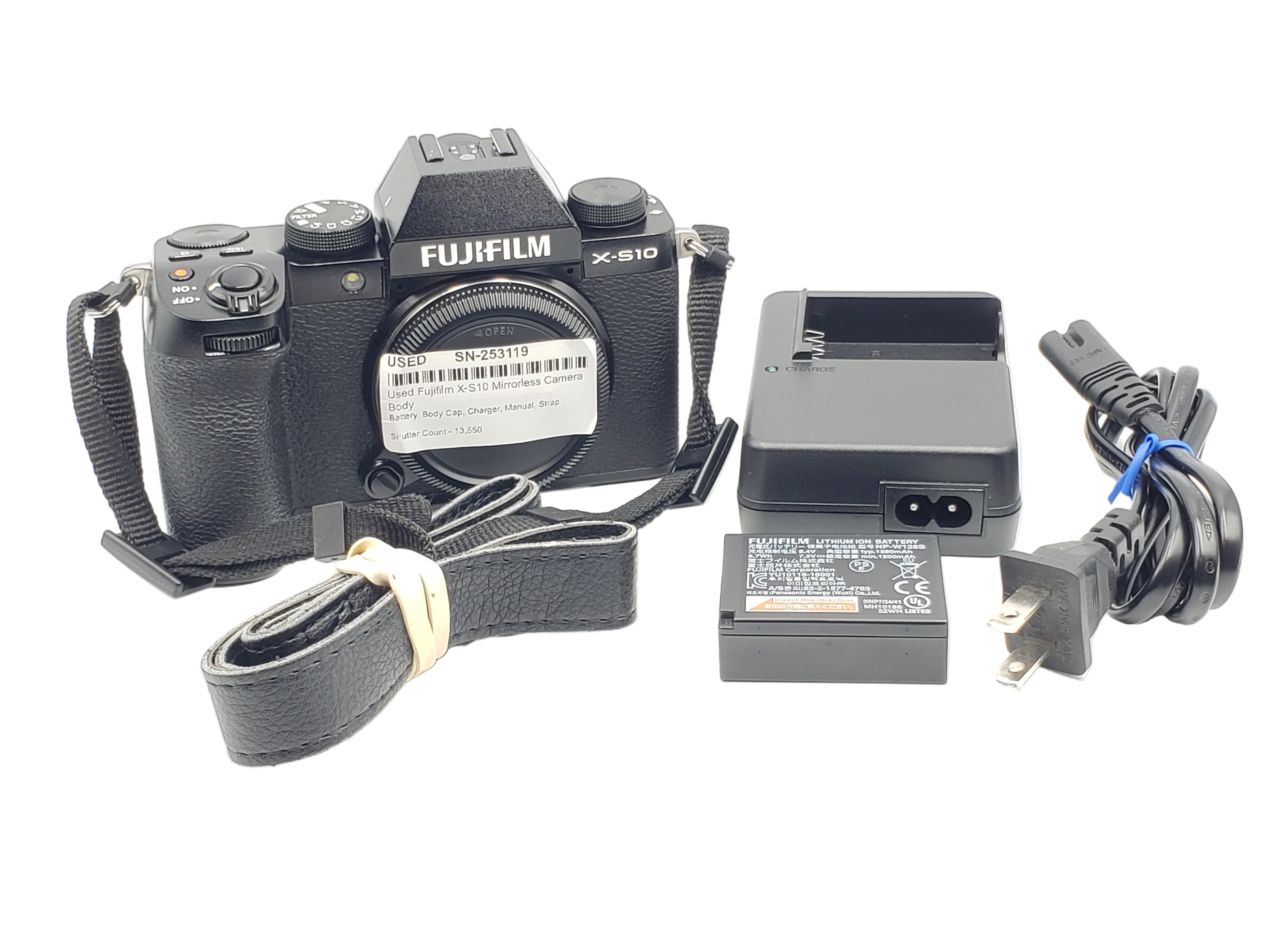 Used Fujifilm X-S10 Mirrorless Camera Body