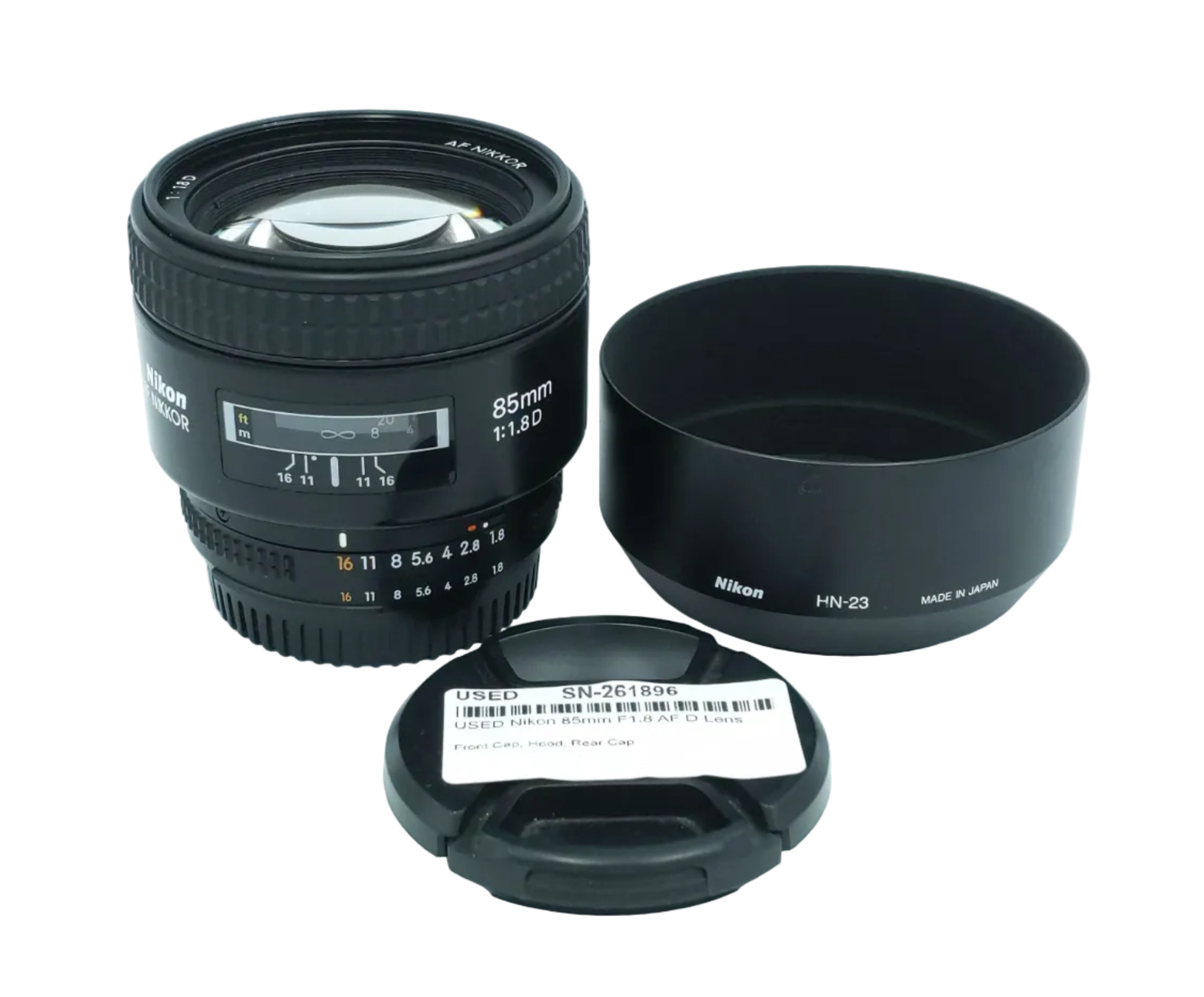 USED Nikon 85mm F1.8 AF D Lens