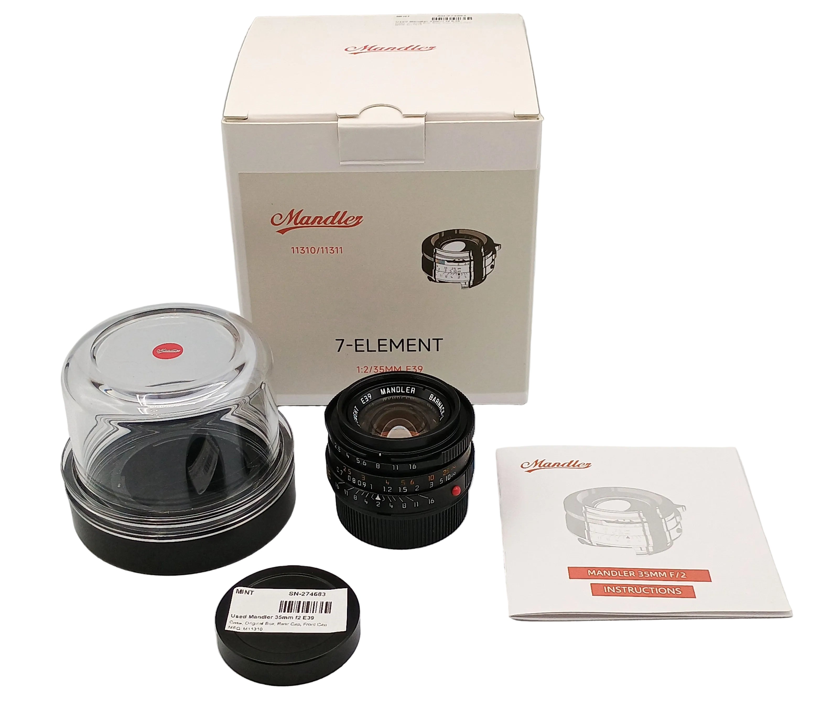 Used Mandler 35mm f2 E39