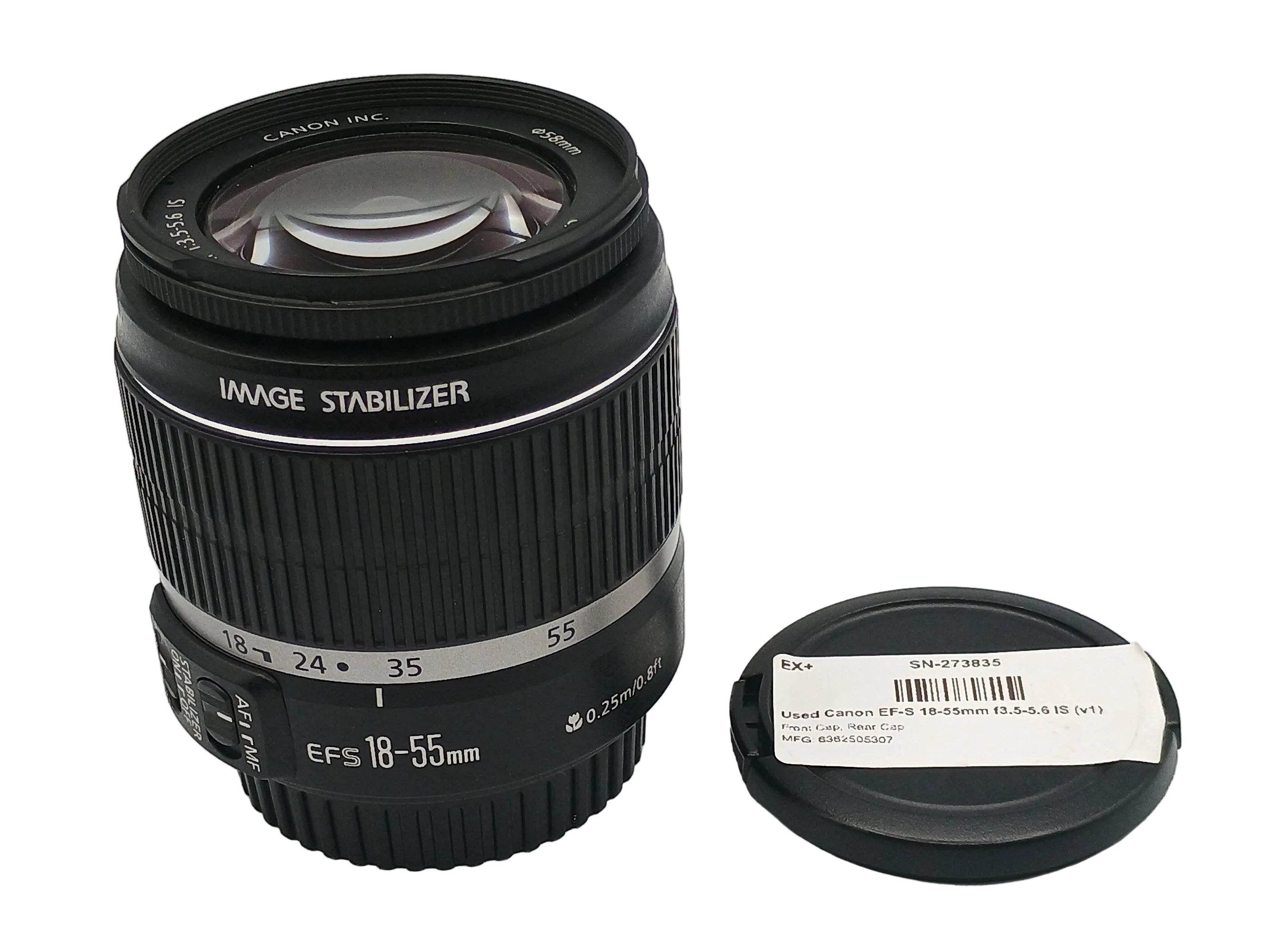 Used Canon EF-S 18-55mm f3.5-5.6 IS (v1)