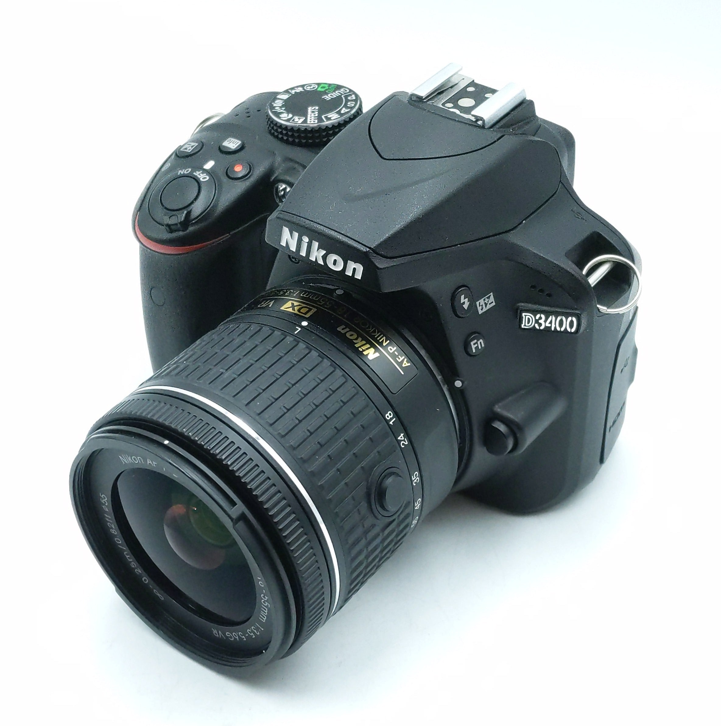 USED Nikon D3400 Digital SLR Kit (Black) with AF-P 18-55mm Lens **Parts**