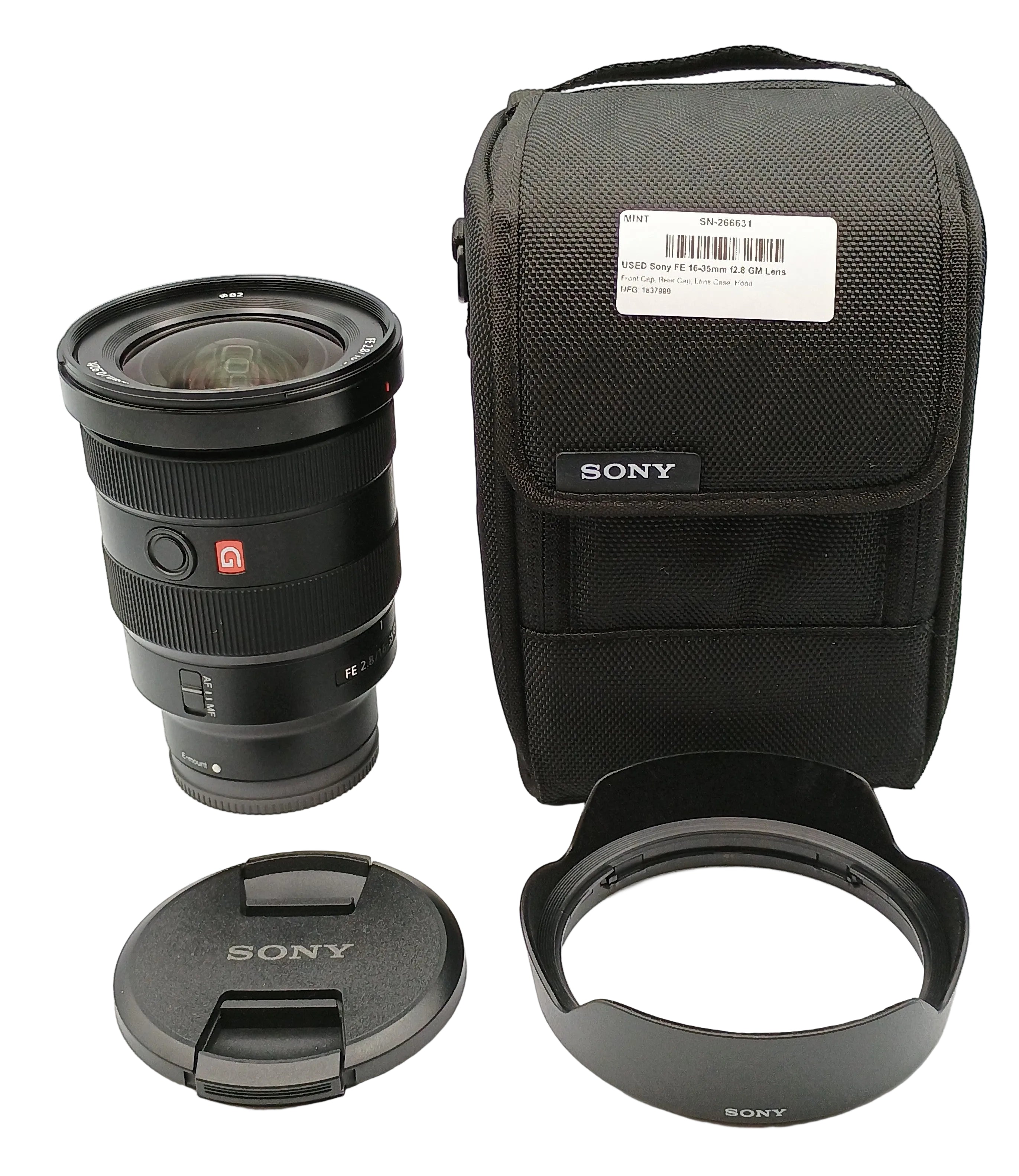 USED Sony FE 16-35mm f2.8 GM Lens