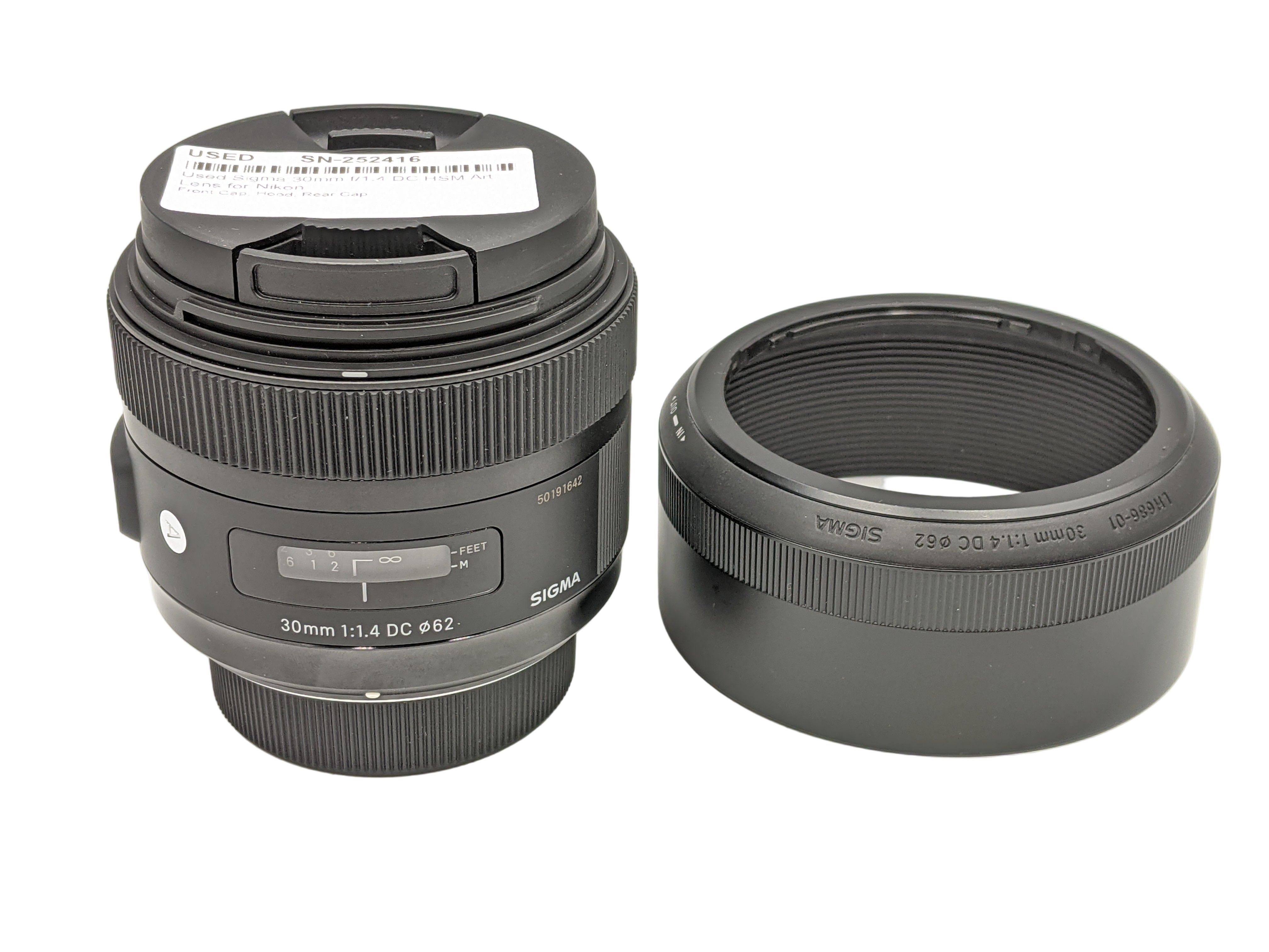 Used Sigma 30mm f/1.4 DC HSM Art Lens for Nikon