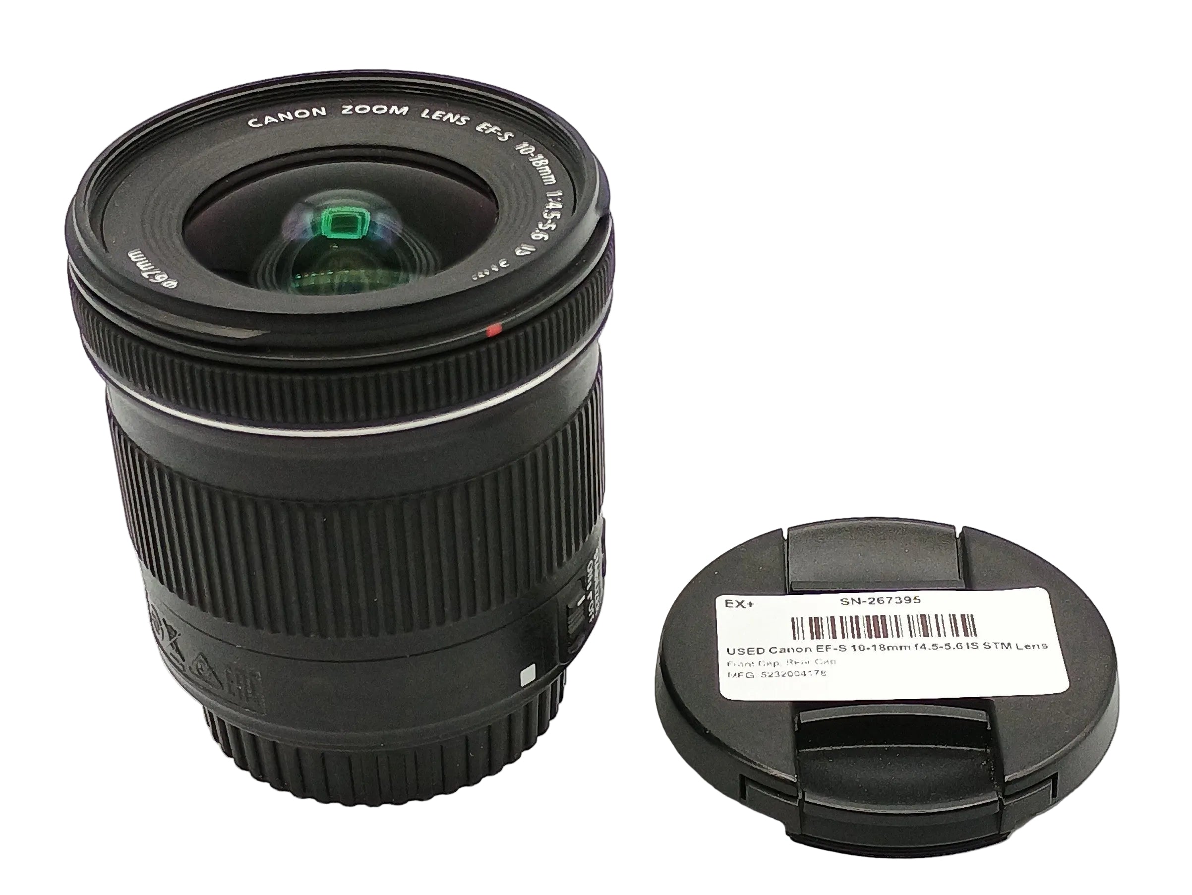 USED Canon EF-S 10-18mm f4.5-5.6 IS STM Lens