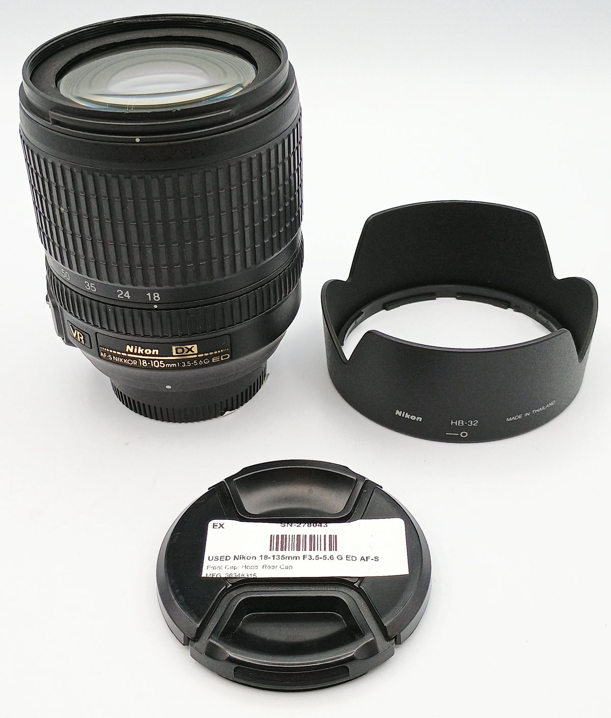 USED Nikon 18-135mm F3.5-5.6 G ED AF-S
