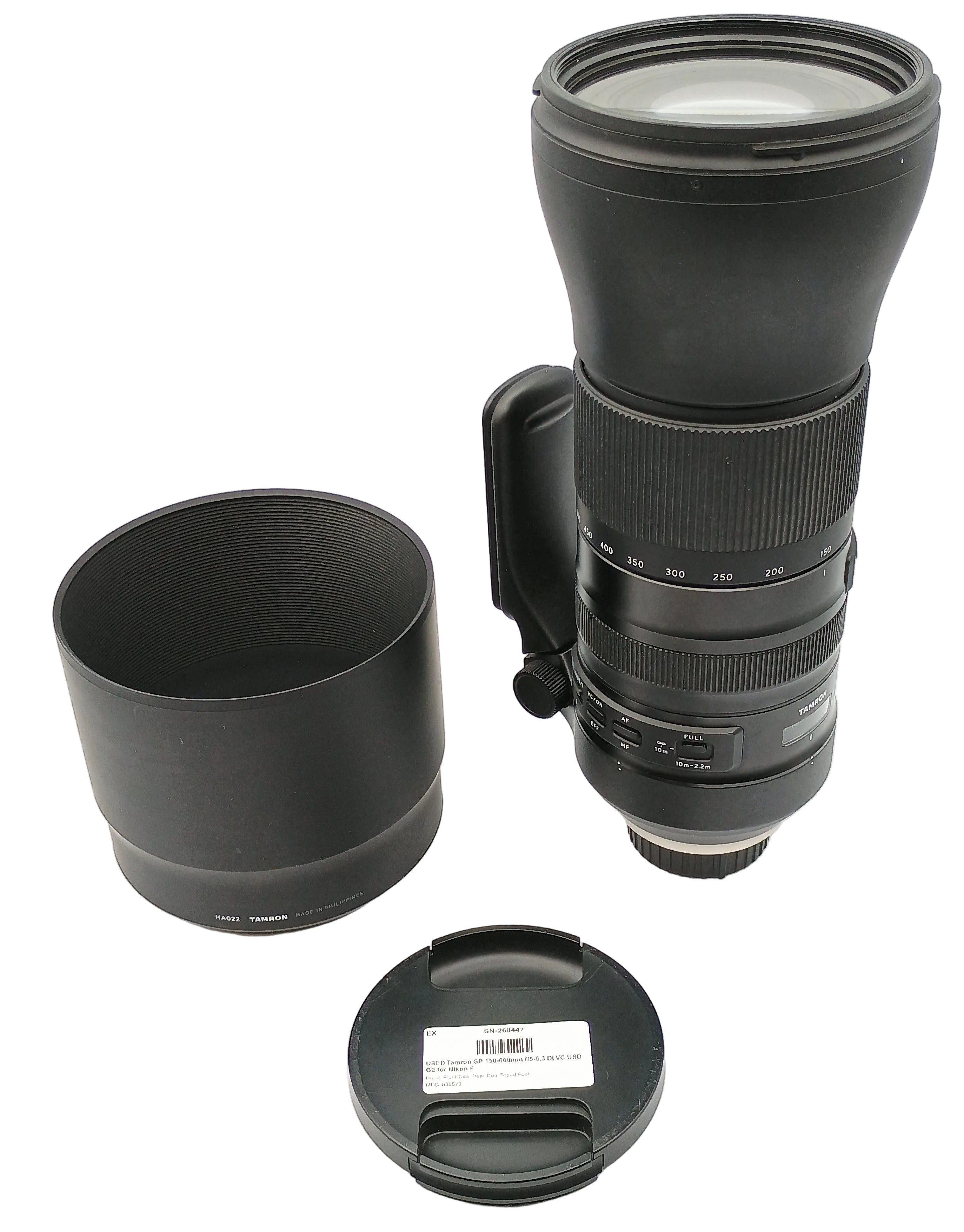 保護フィルタ付TAMRON SP150-600mm F/5-6.3 G2ニコン