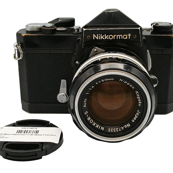 USED Nikon Nikkormat FT W/ 50mm F1.4 Lens