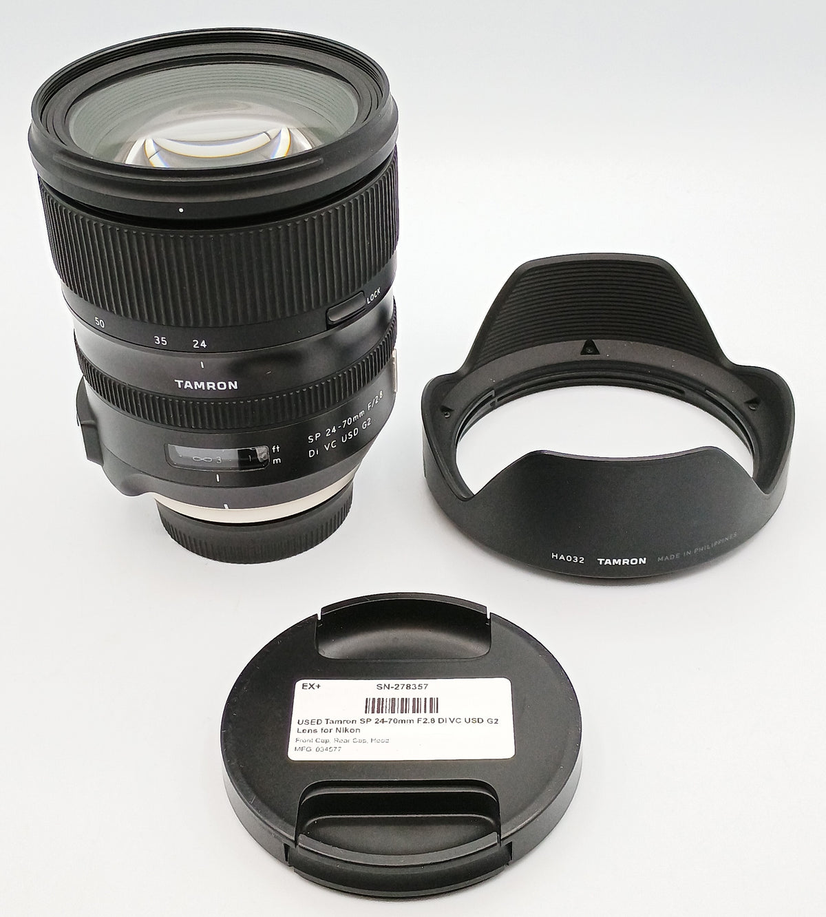 USED Tamron SP 24-70mm F2.8 Di VC USD G2 Lens for Nikon