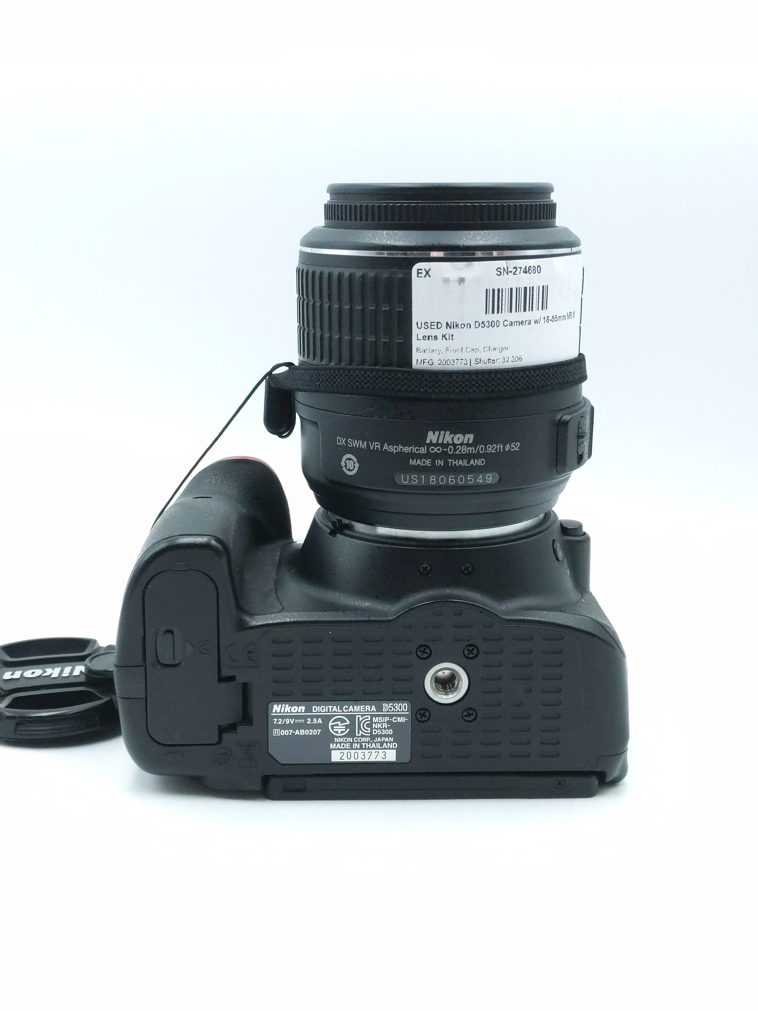 USED Nikon D5300 Camera w/ 18-55mm VR II Lens Kit