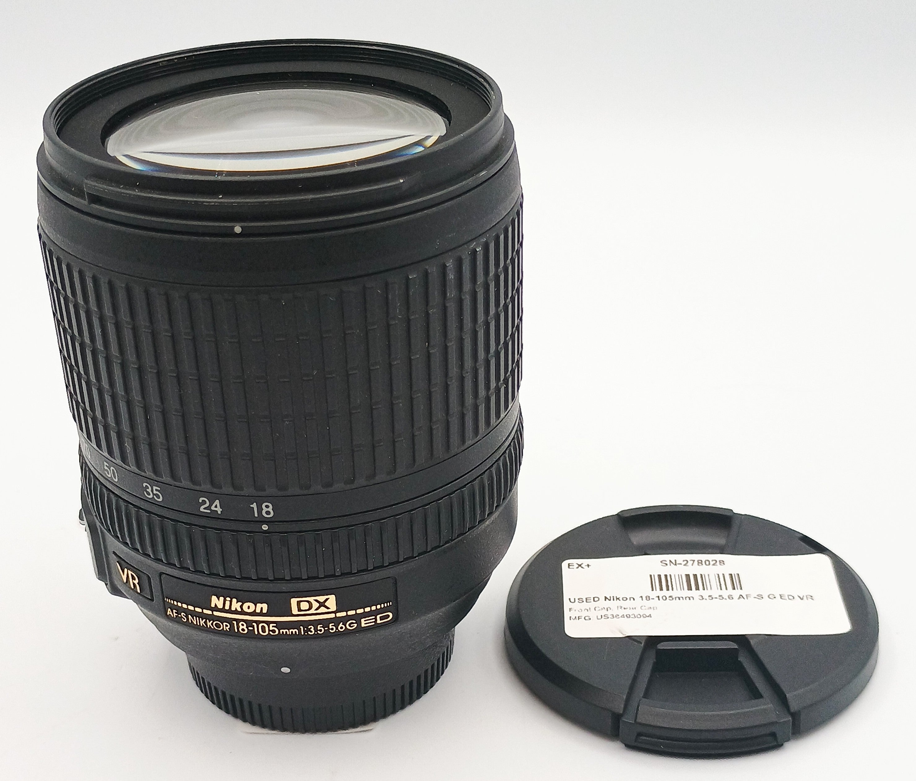 USED Nikon 18-105mm 3.5-5.6 AF-S G ED VR