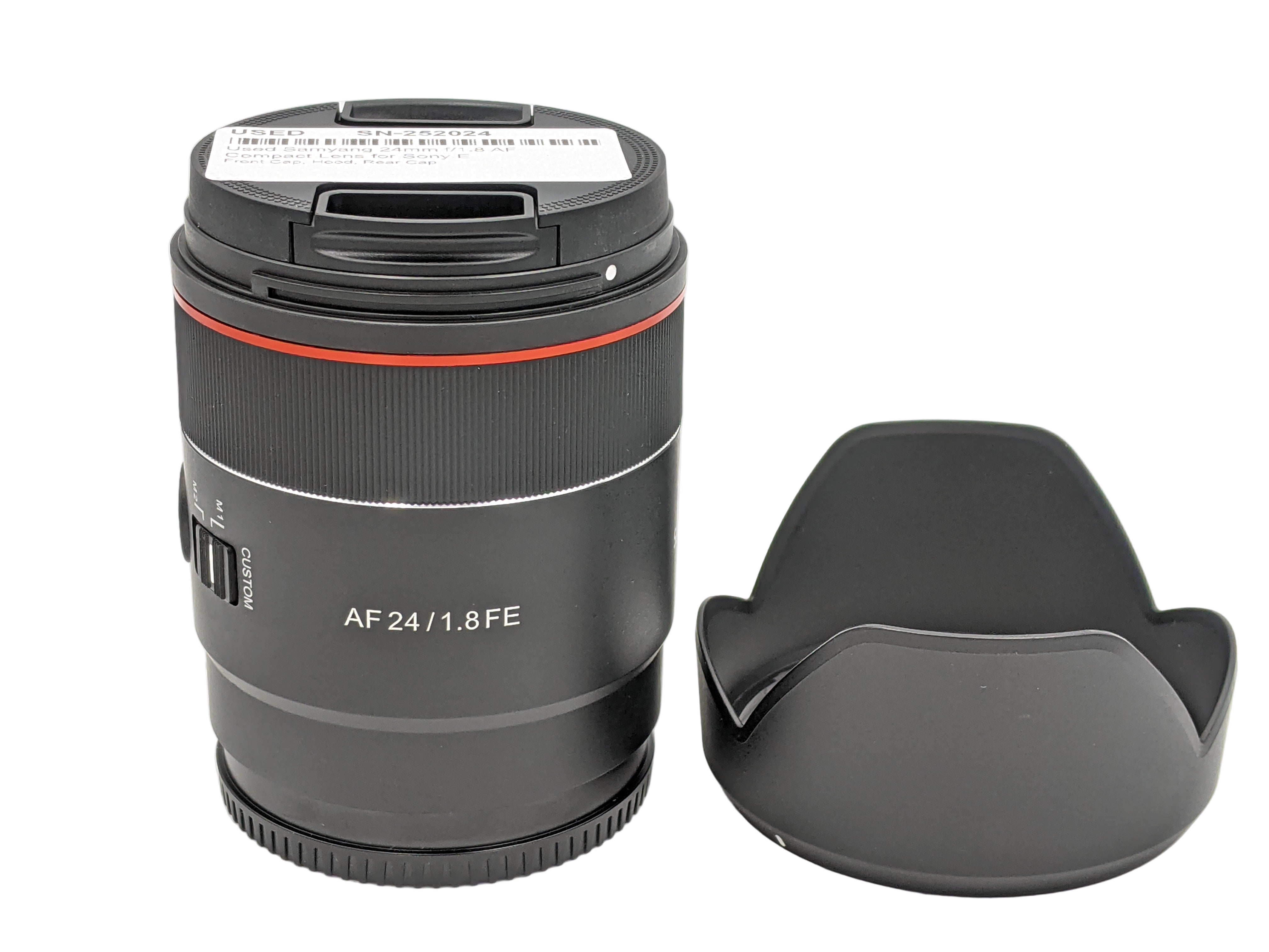 Used Samyang 24mm f/1.8 AF Compact Lens for Sony E