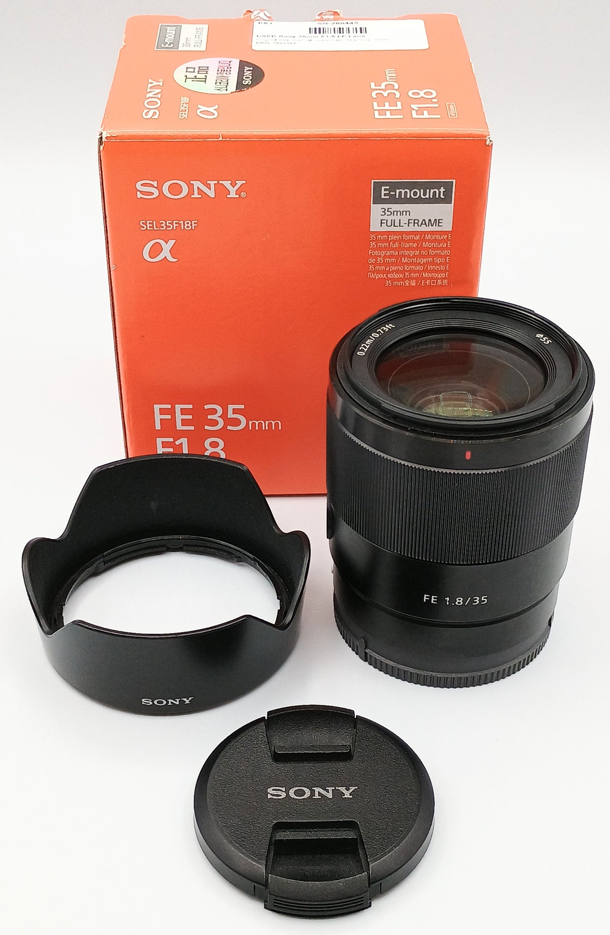 USED Sony 35mm F1.8 FE Lens