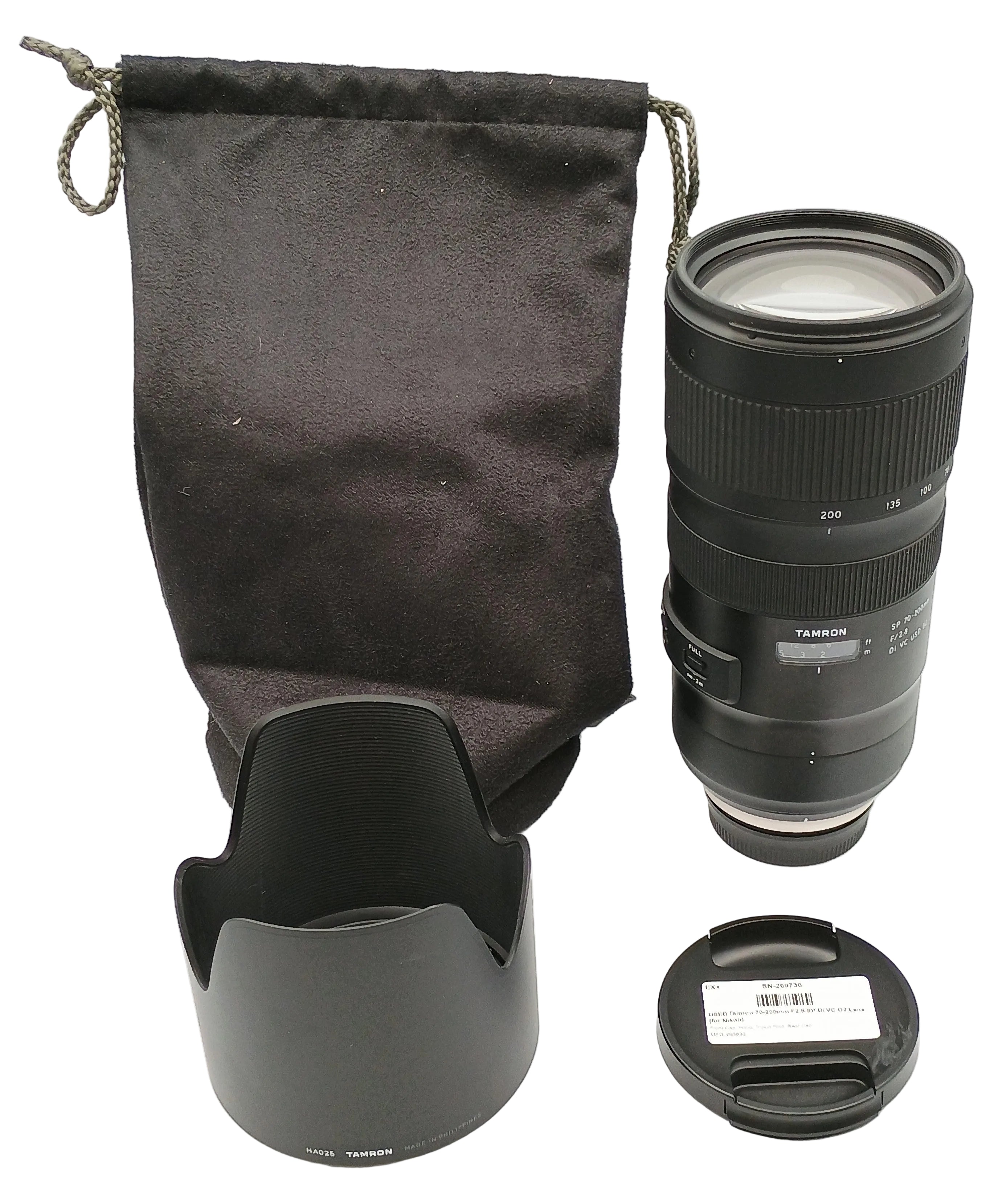 USED Tamron 70-200mm F2.8 SP Di VC G2 Lens (for Nikon)