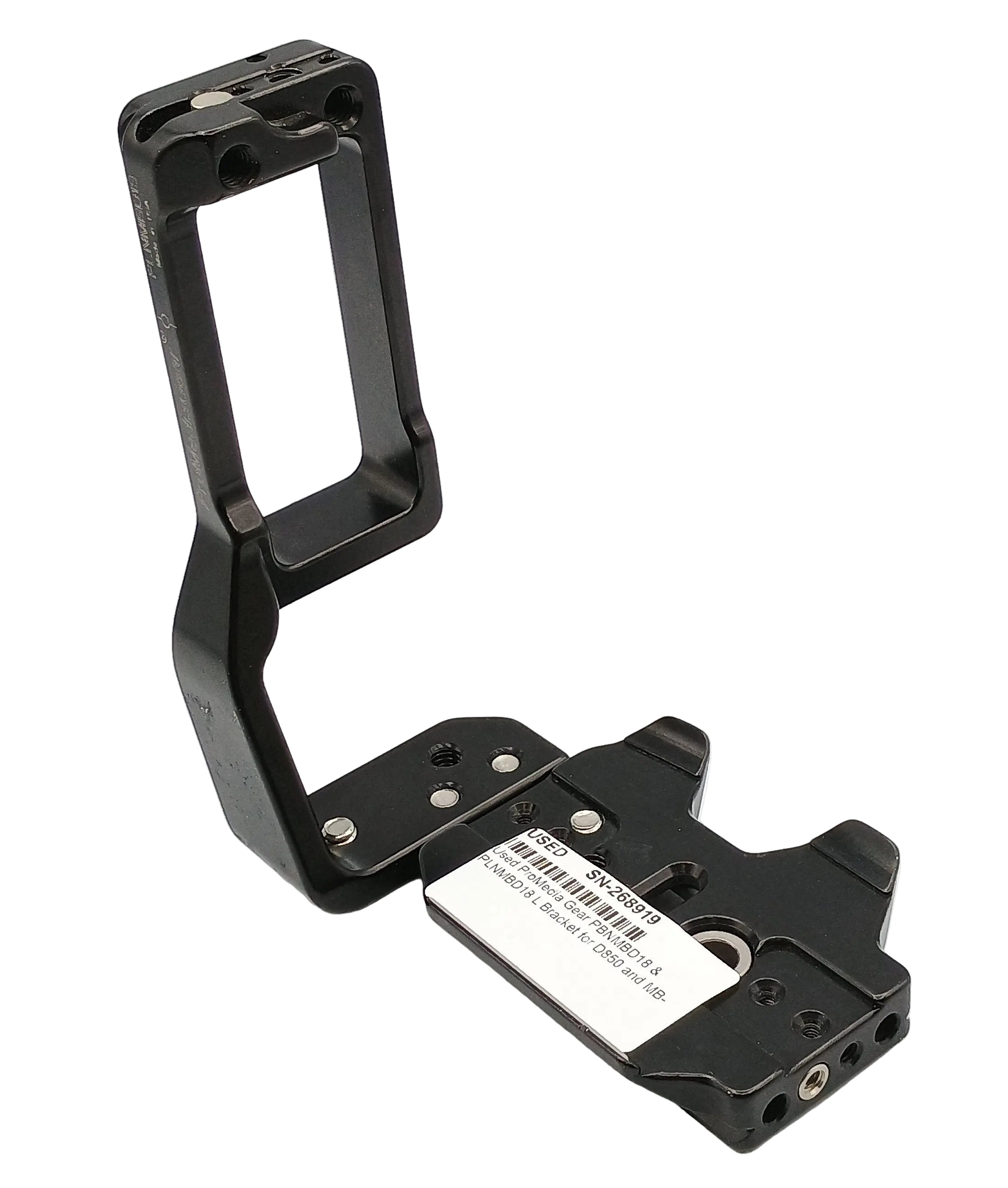 Used ProMedia Gear PBNMBD18 & PLNMBD18 L Bracket for D850 and MB-D18