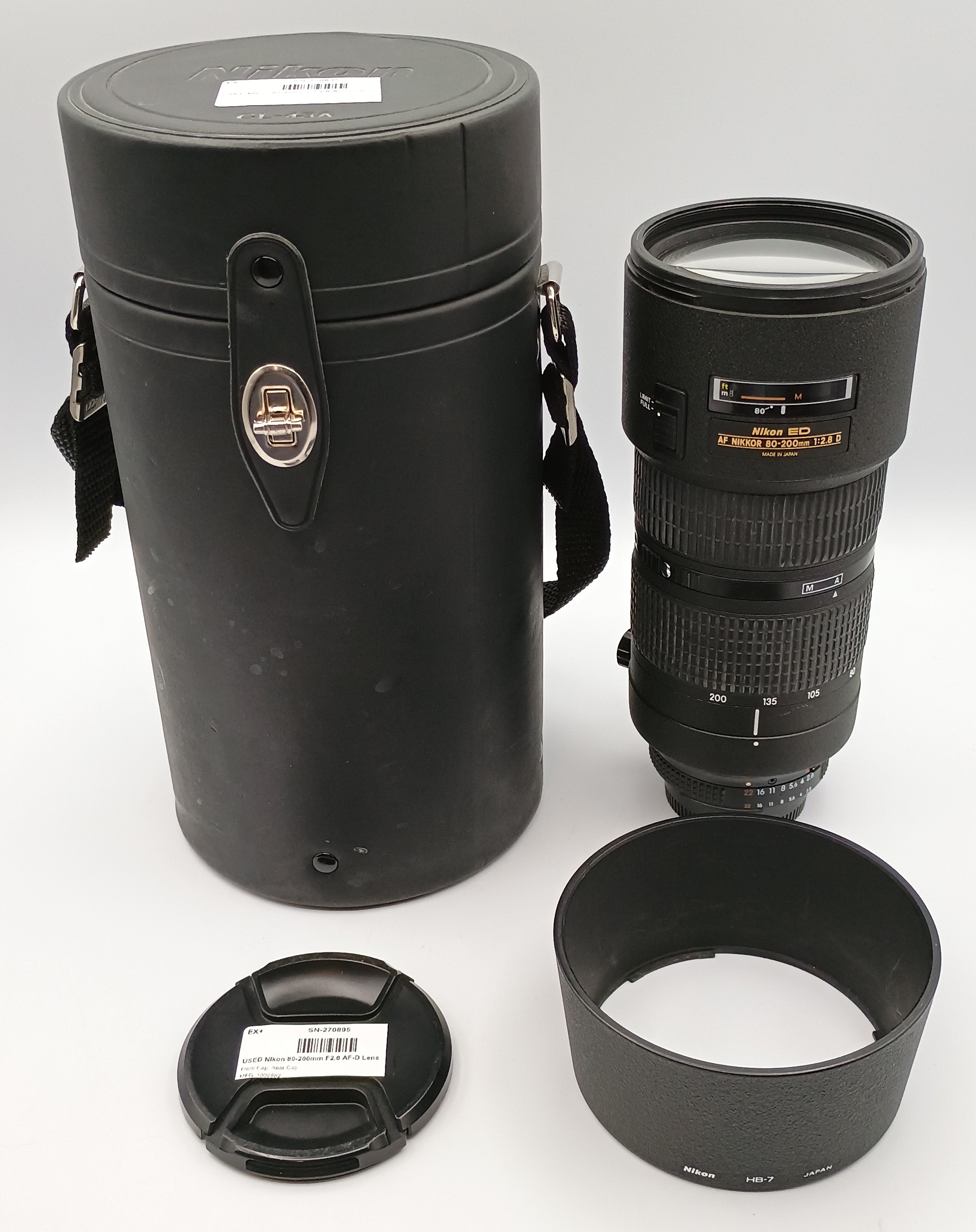 USED Nikon 80-200mm F2.8 AF-D Lens