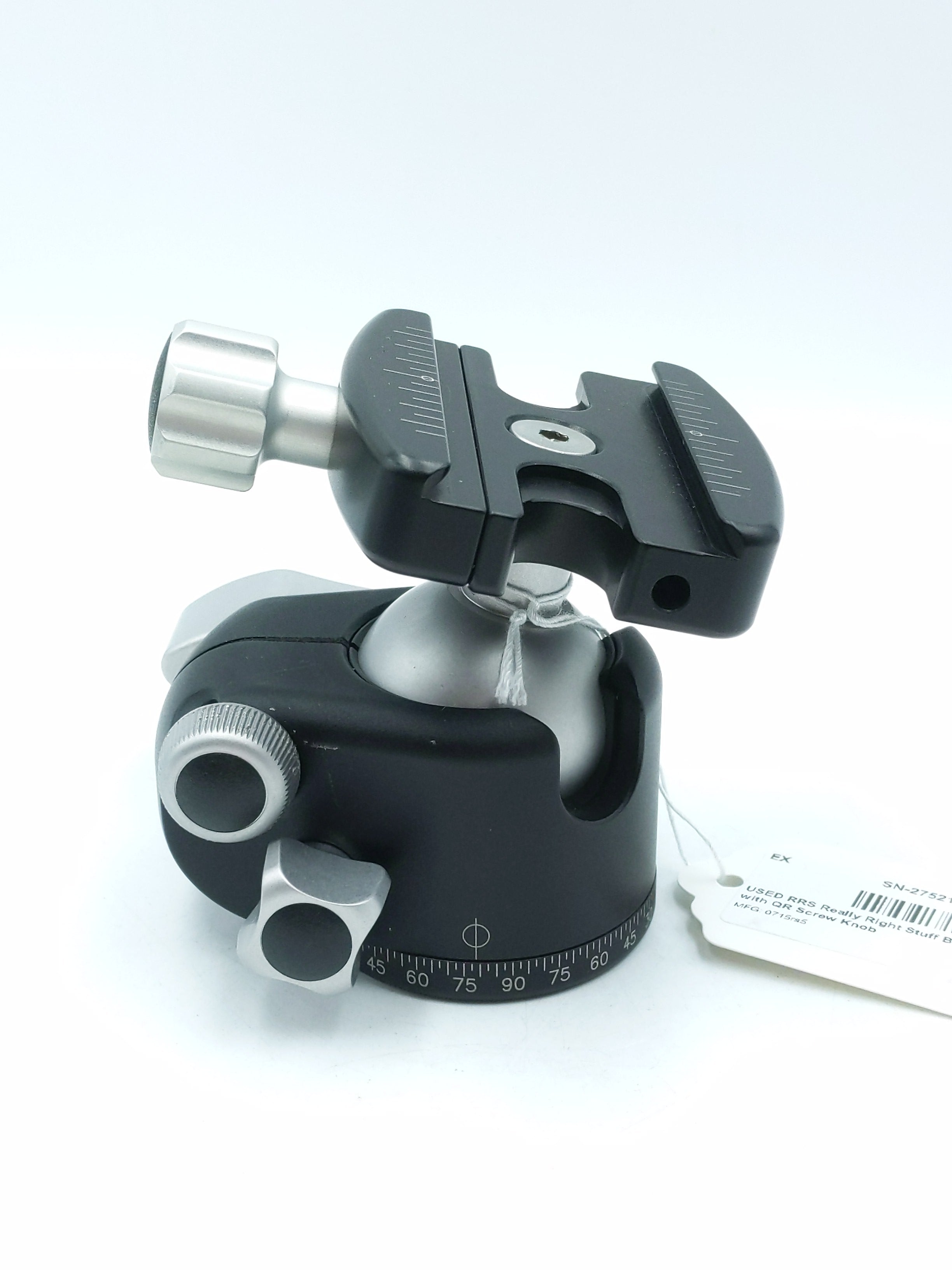 USED RRS Really Right Stuff Ball Head BH-40 with QR Screw Knob