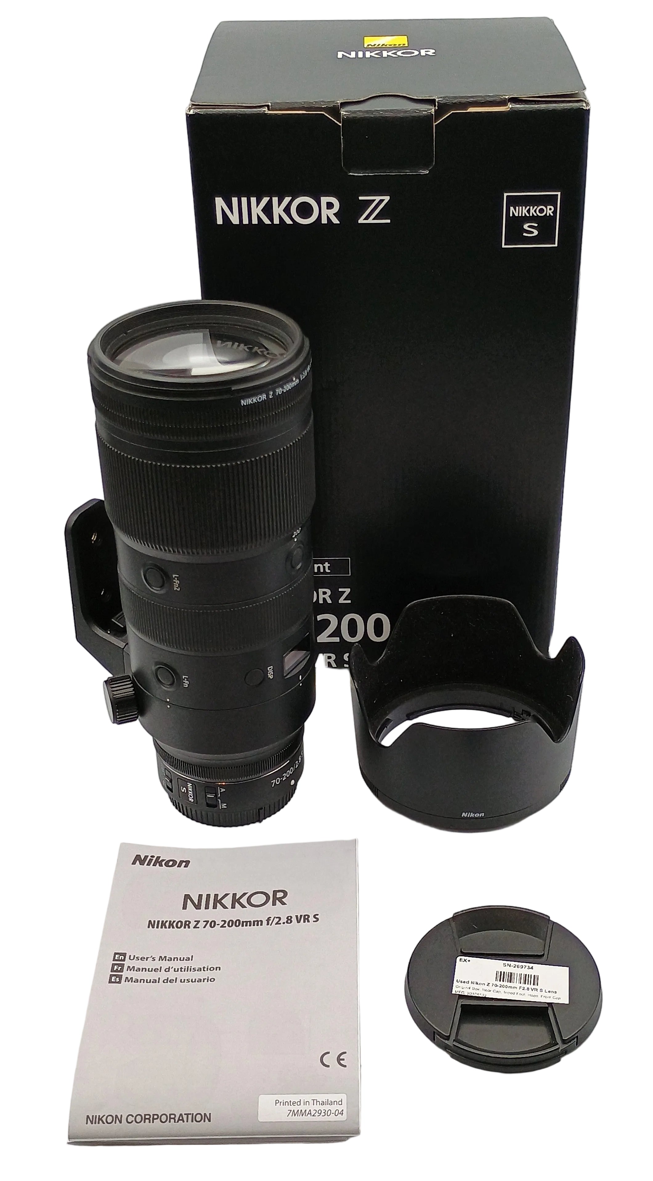 Used Nikon Z 70-200mm F2.8 VR S Lens