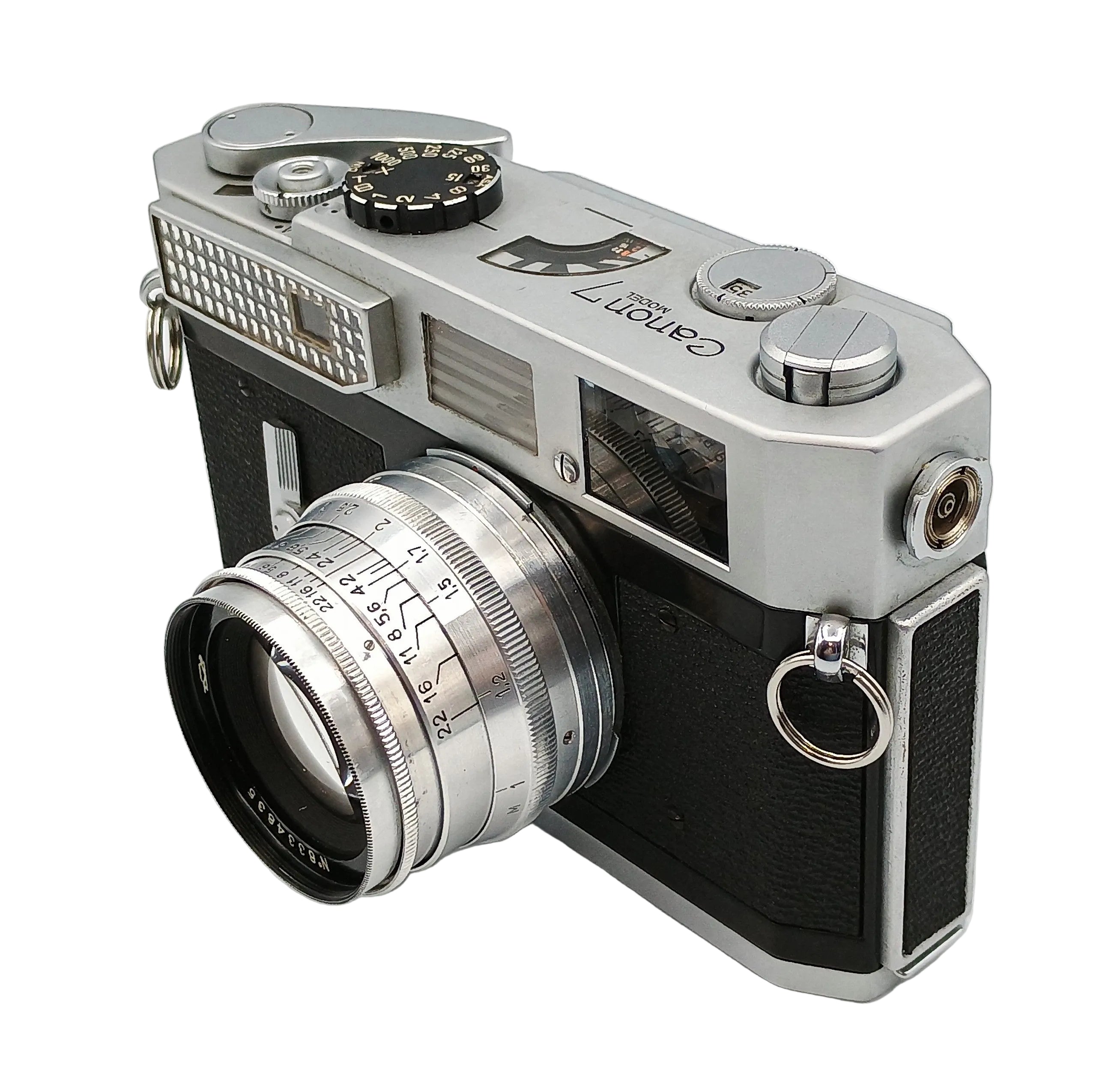 Used Canon Model 7 Rangefinder w/Jupiter 50 f2