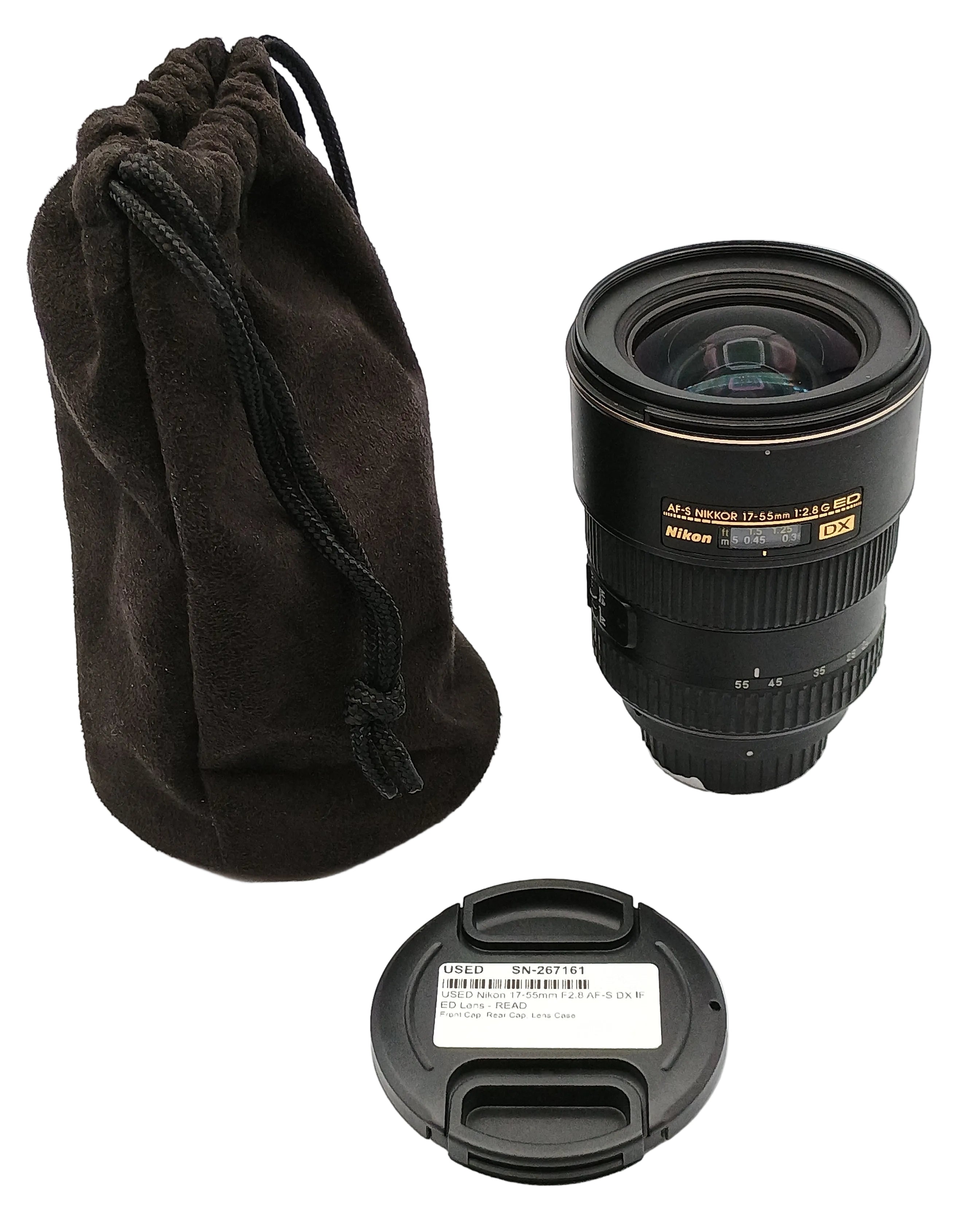 USED Nikon 17-55mm F2.8 AF-S DX IF ED Lens - READ