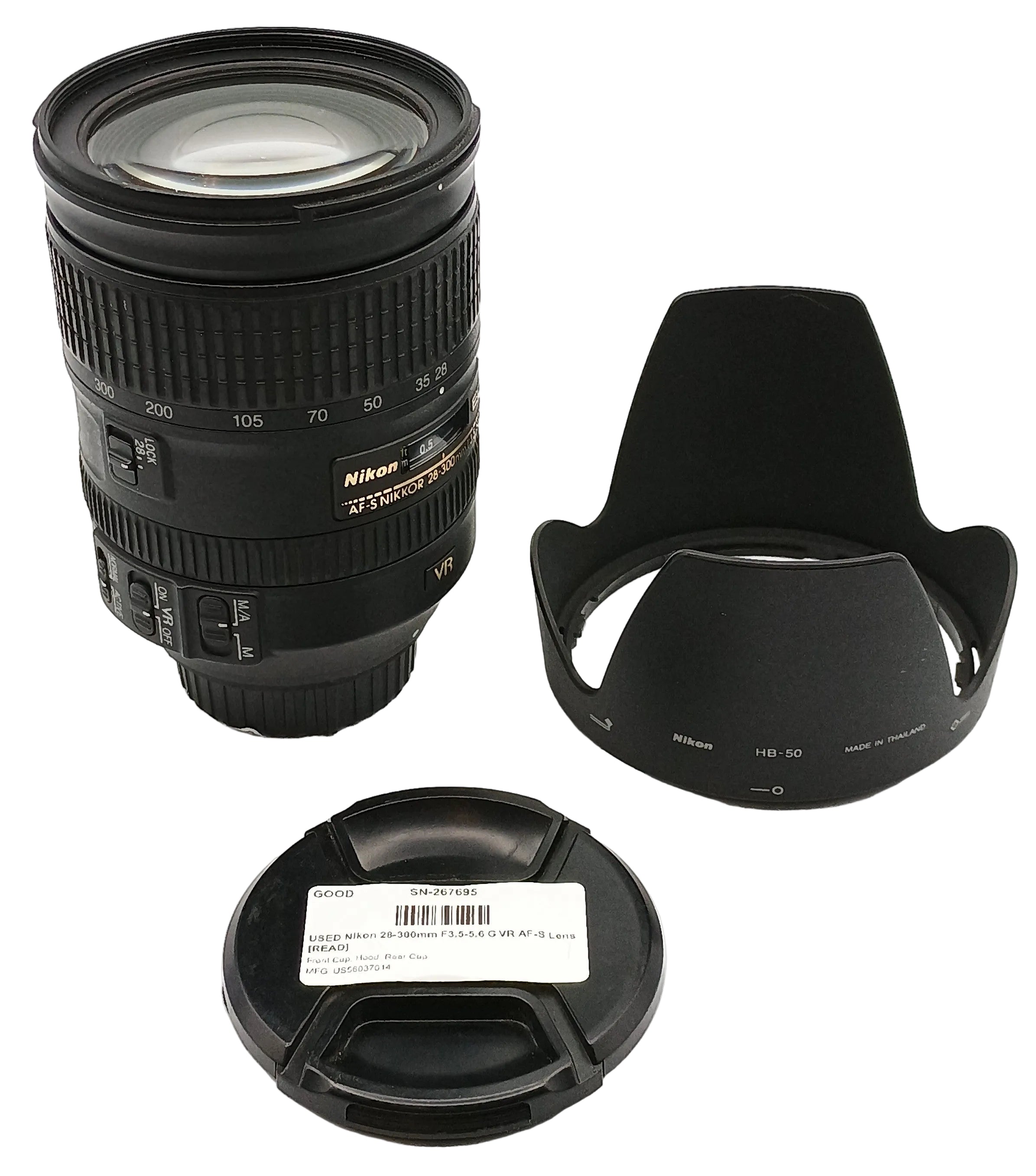 USED Nikon 28-300mm F3.5-5.6 G VR AF-S Lens [READ]