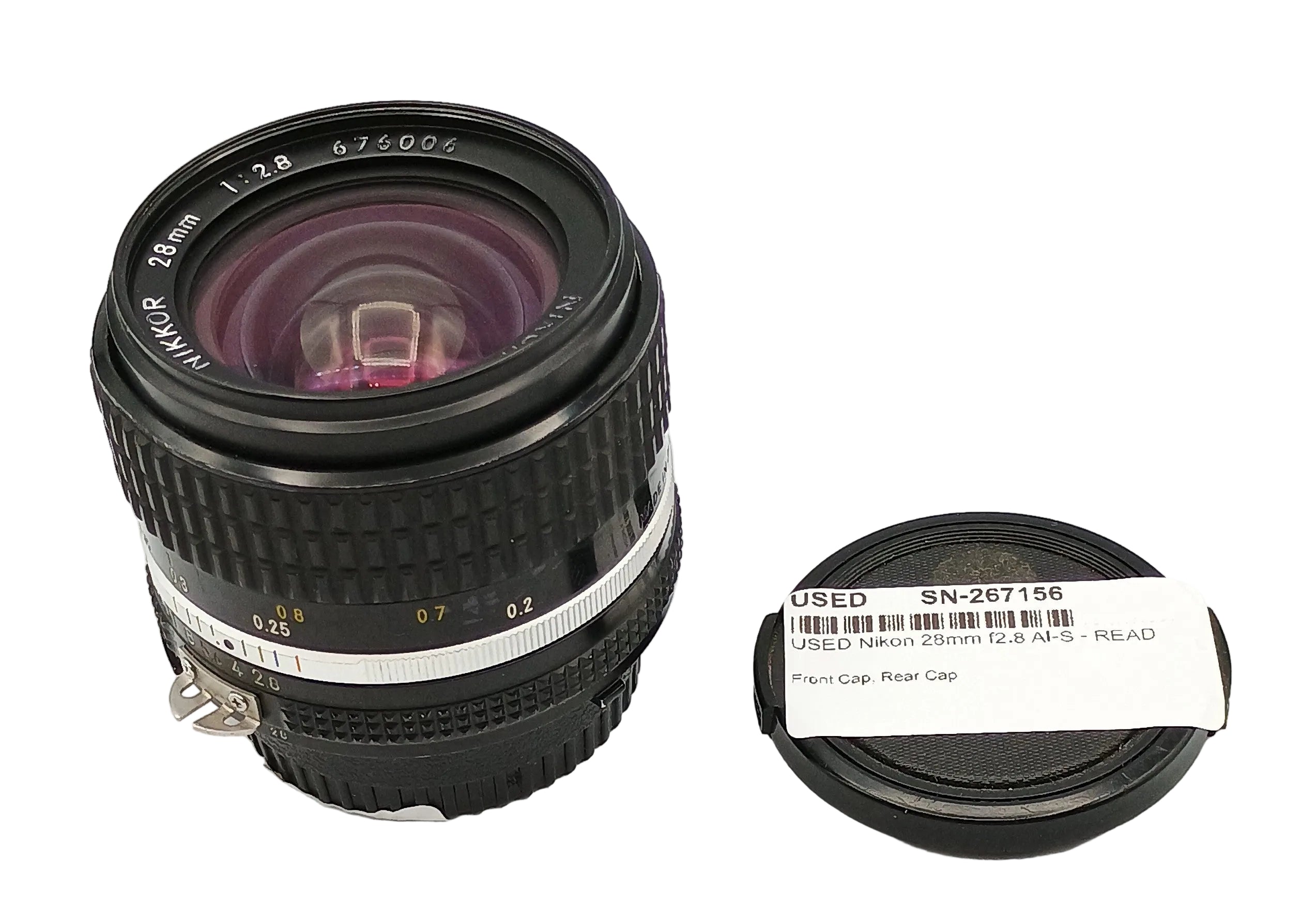 USED Nikon 28mm f2.8 AI-S - READ