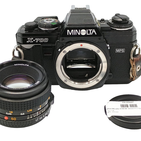 Used Minolta X700 W/ 50mm F1.7 Lens