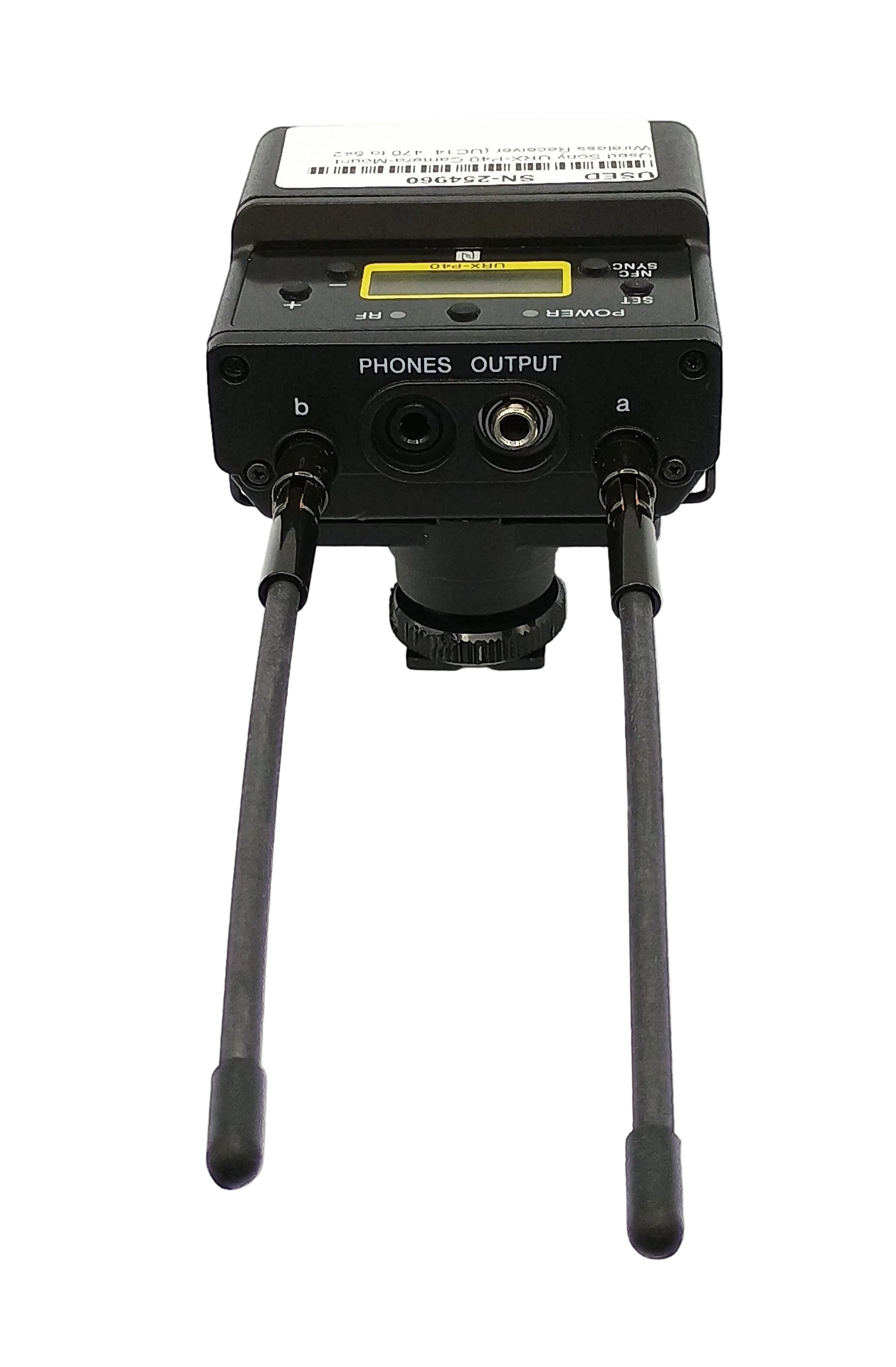 Used Sony URX-P40 Camera-Mount Wireless Receiver (UC14: 470 to 542 MHz)