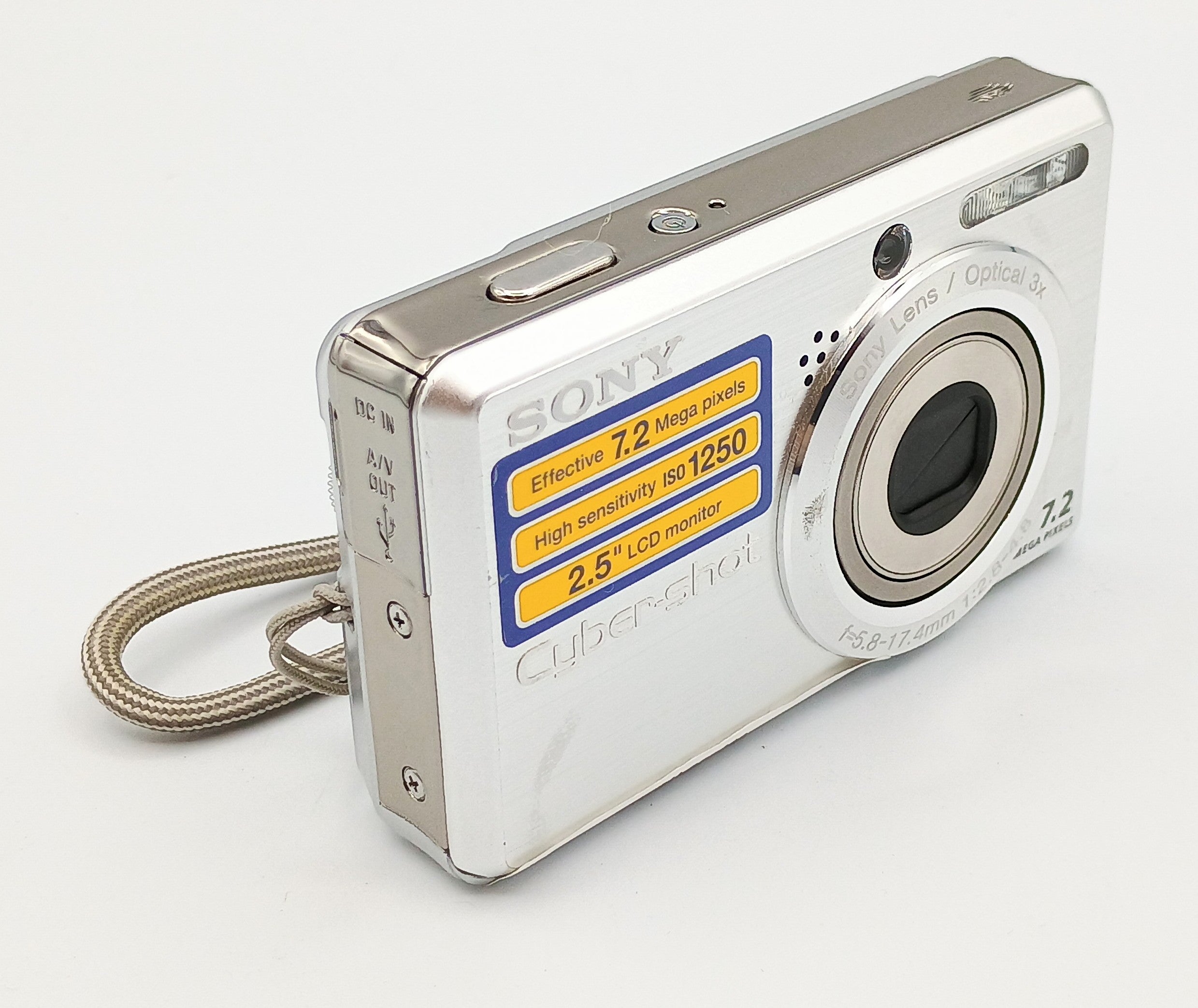 USED Sony Cyber-Shot S750 with Case and 4gb Card