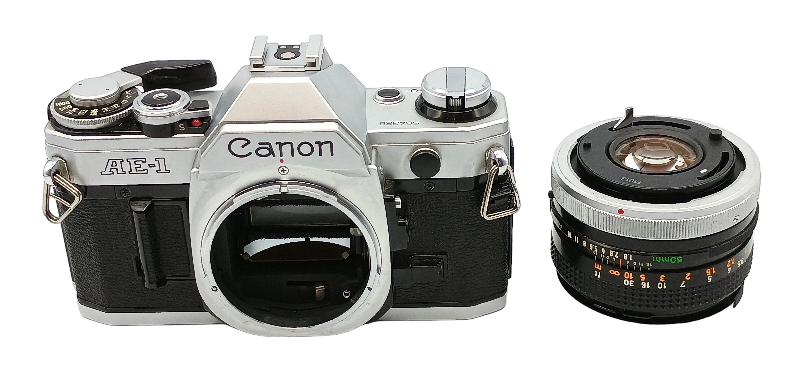 Used Canon AE-1 with 50 f1.8 SC FD Mount