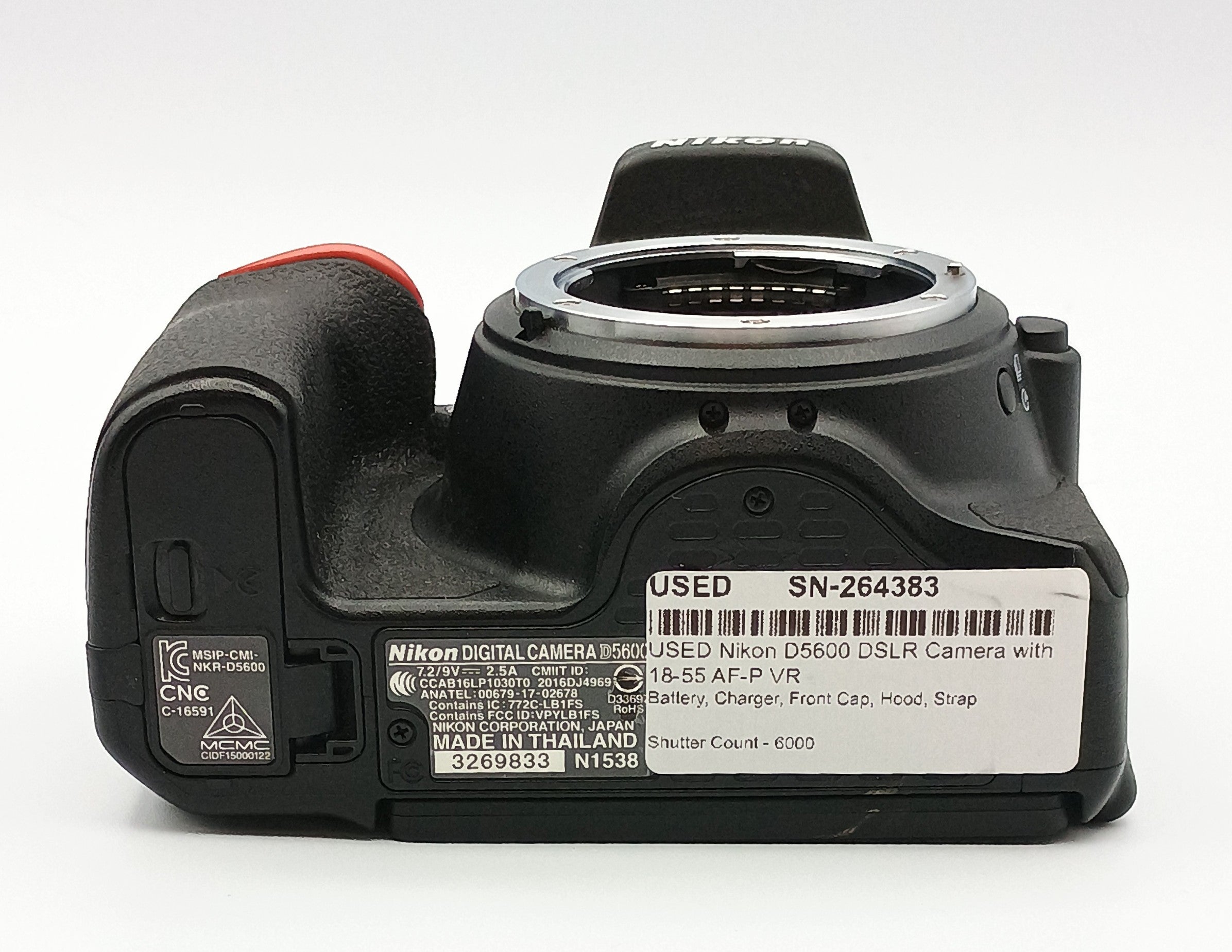 USED Nikon D5600 DSLR Camera with 18-55 AF-P VR