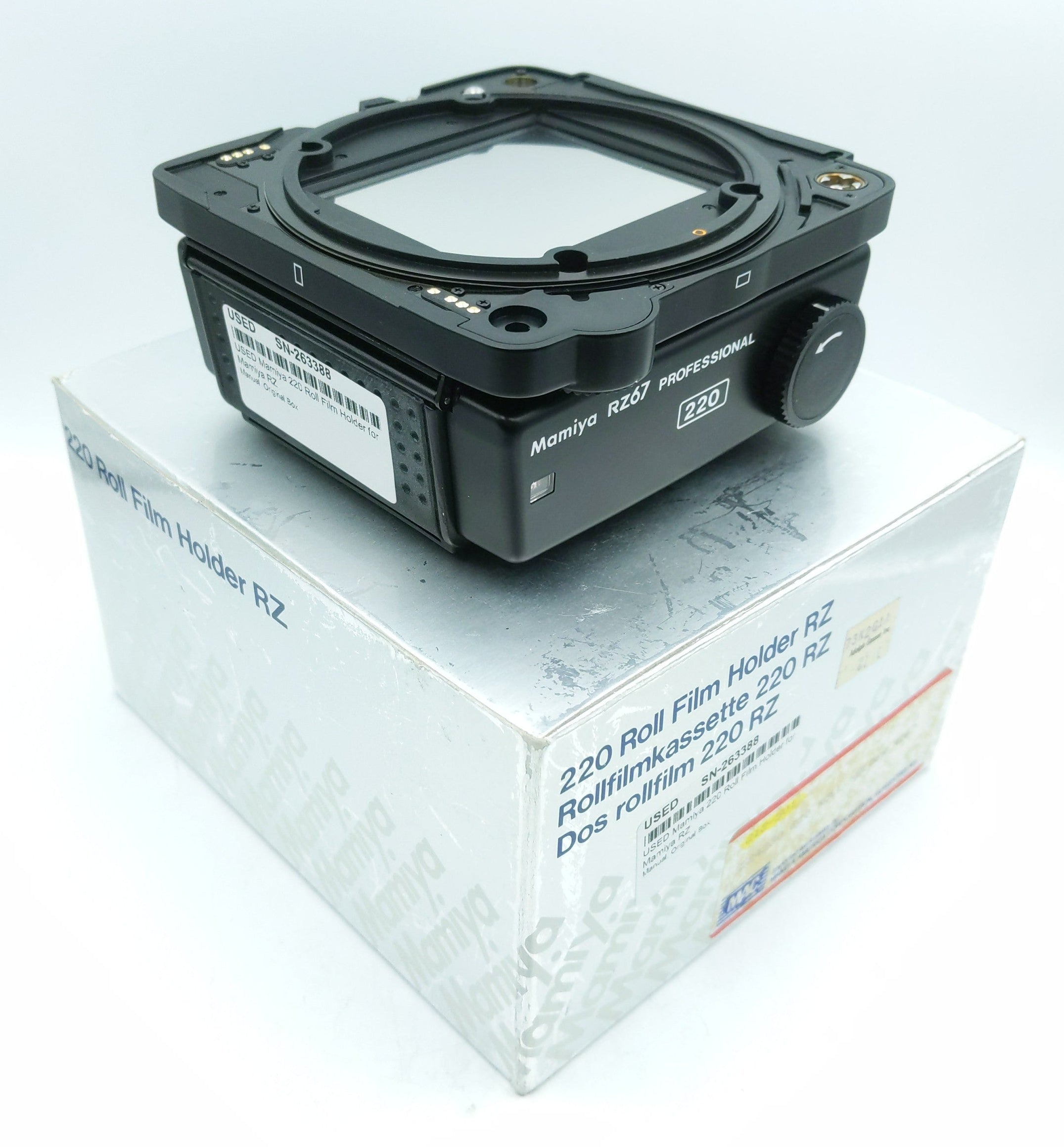 USED Mamiya 220 Roll Film Holder for Mamiya RZ