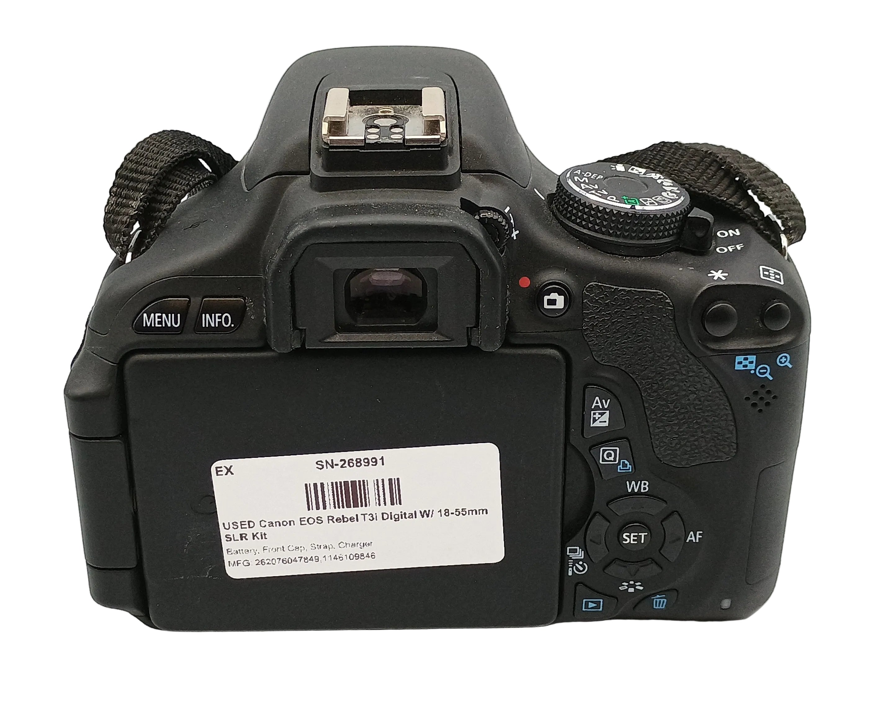 USED Canon EOS Rebel T3i Digital W/ 18-55mm SLR Kit