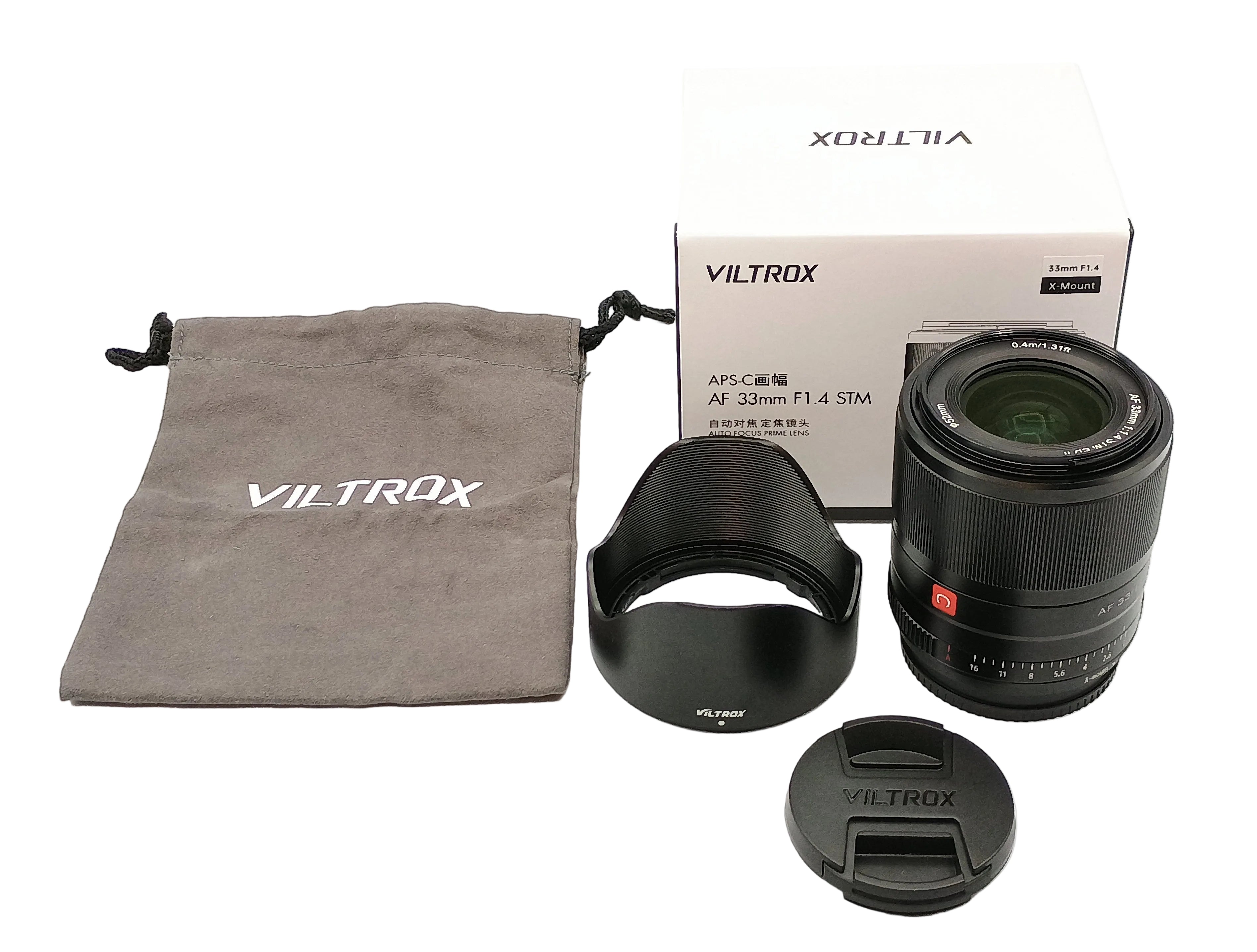 Used Viltrox 33mm f1.4 AF lens Fuji X-mount STM