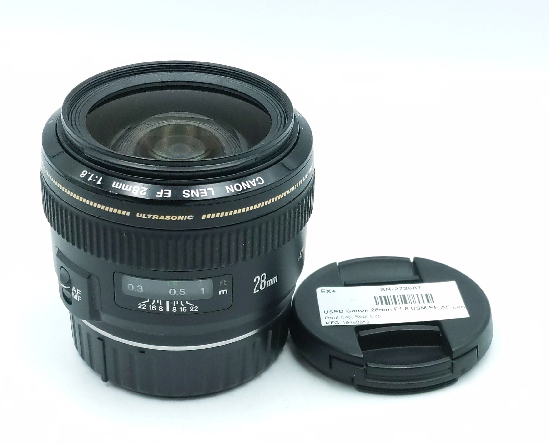 USED Canon 28mm F1.8 USM EF AF Lens