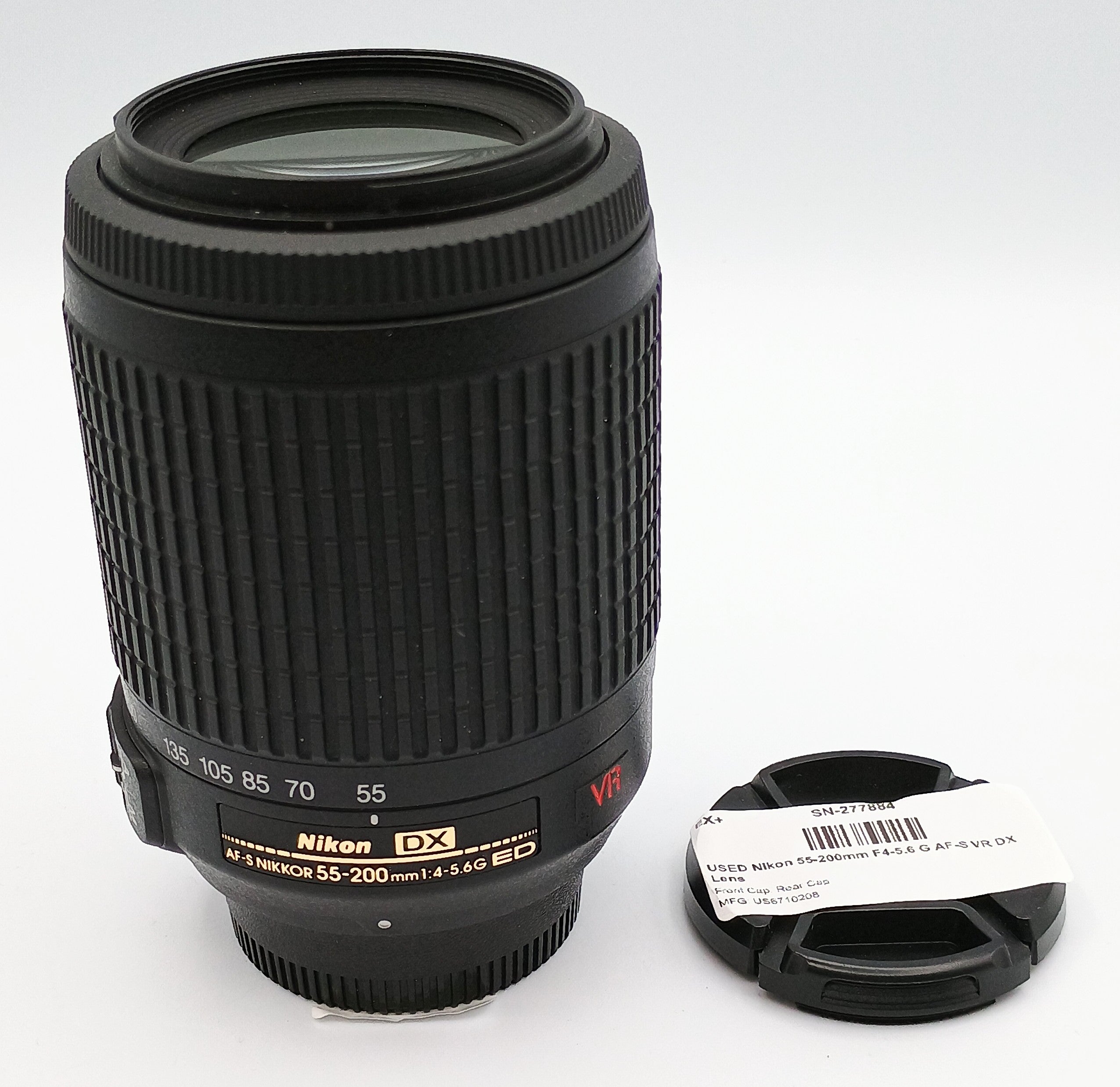 USED Nikon 55-200mm F4-5.6 G AF-S VR DX Lens