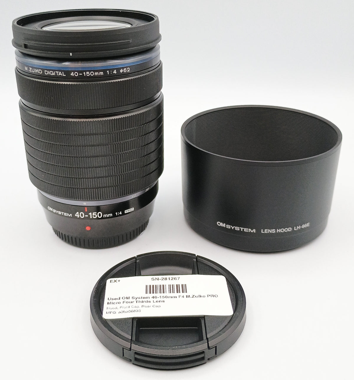 Used OM System 40-150mm F4 M.Zuiko PRO Micro Four Thirds Lens