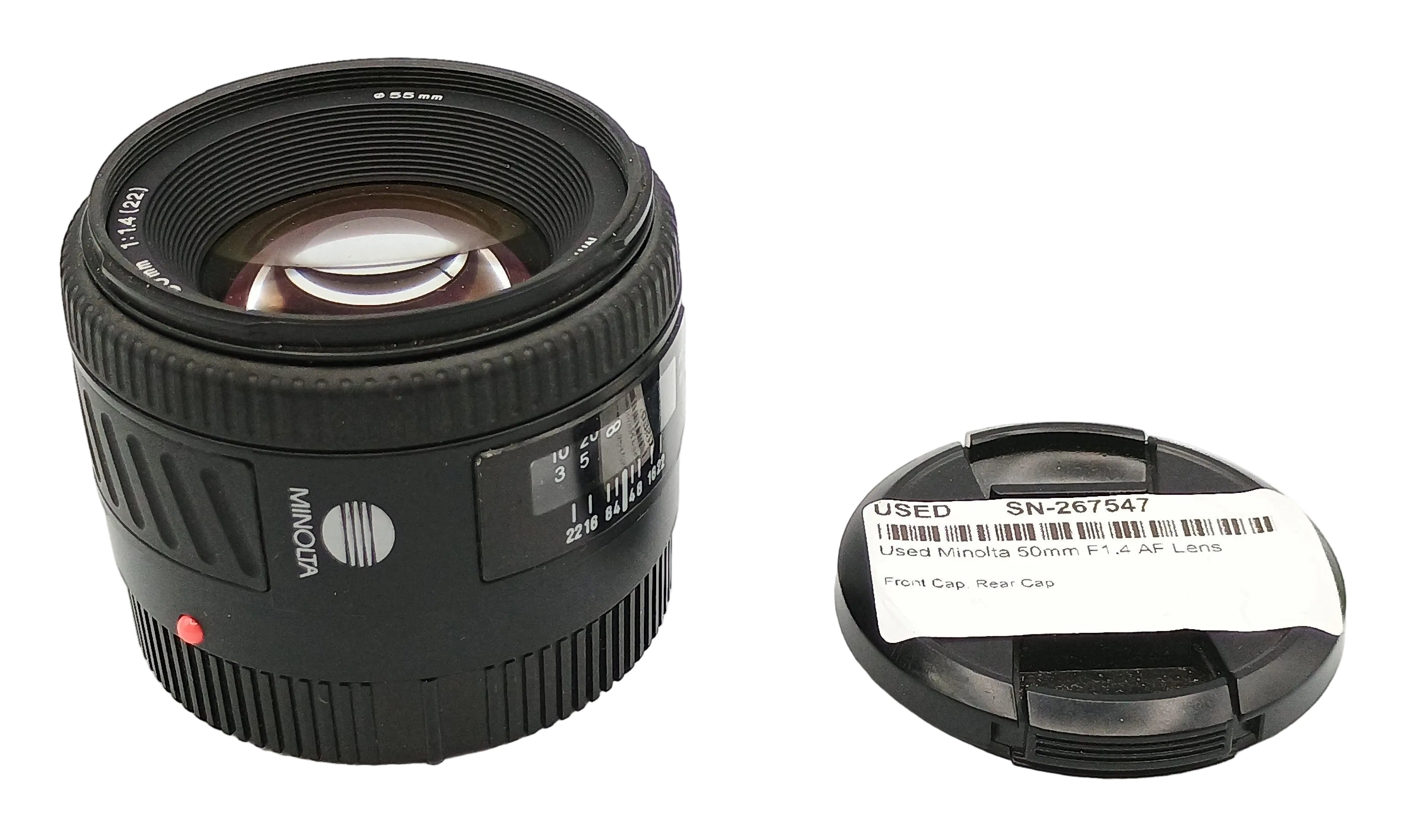 Used Minolta 50mm F1.4 AF Lens