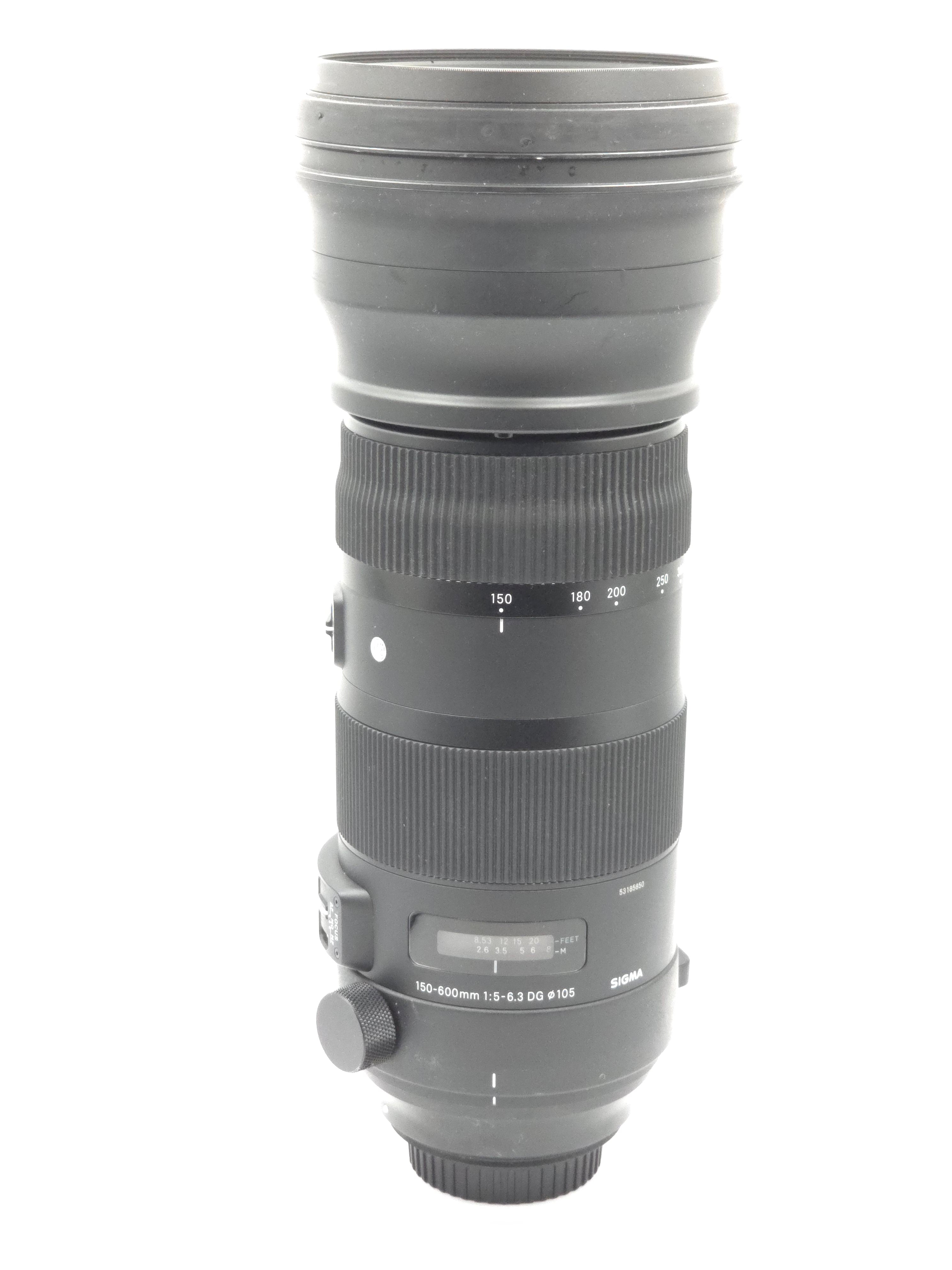 USED Sigma 150-600mm f/5-6.3 DG OS HSM Sports Lens for Canon EF
