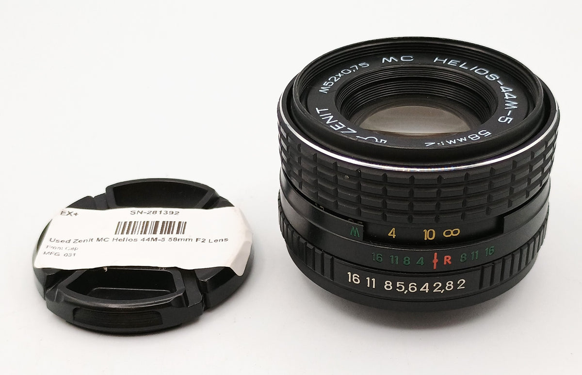 Used Zenit MC Helios 44M-5 58mm F2 Lens