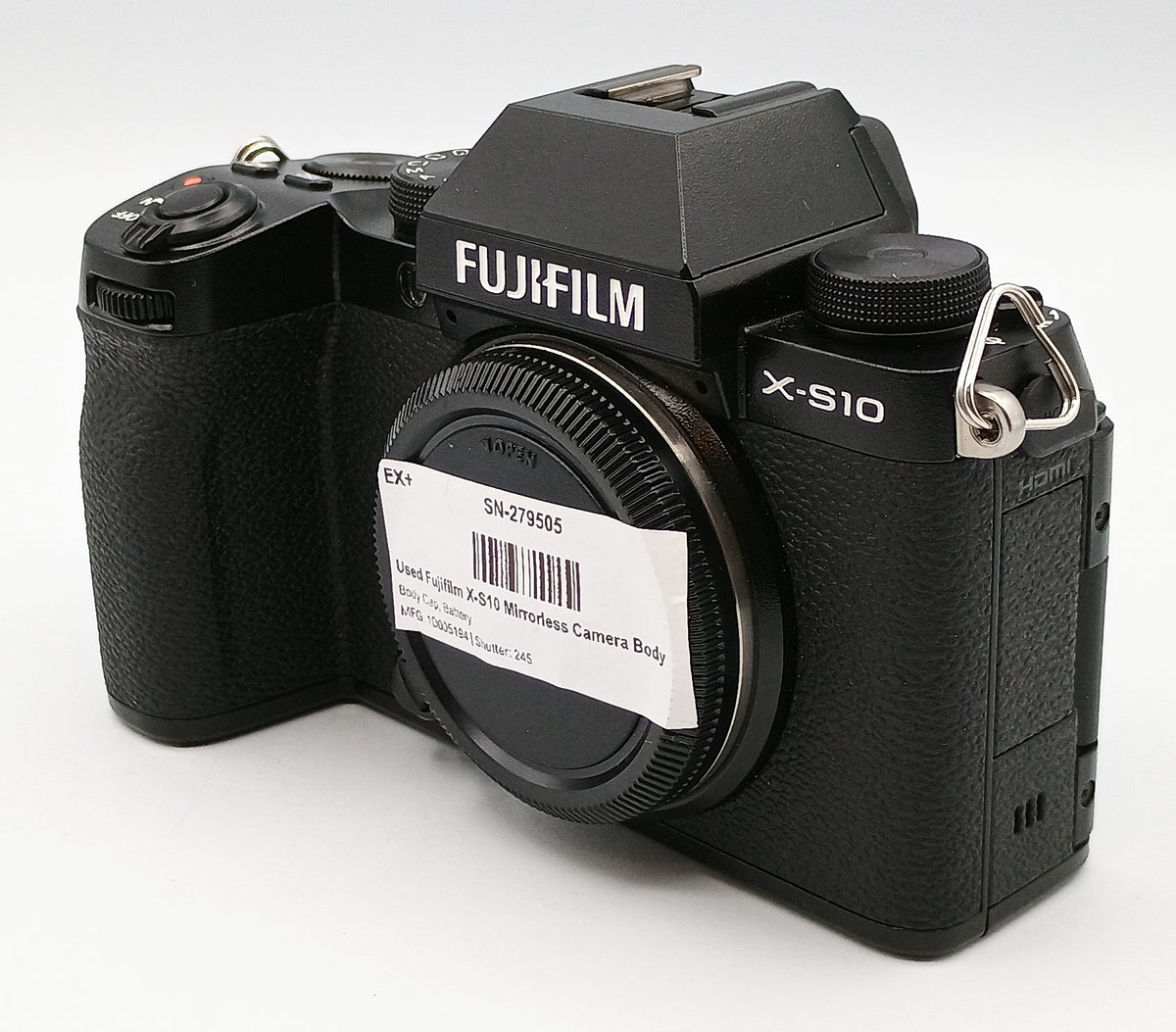 Used Fujifilm X-S10 Mirrorless Camera Body